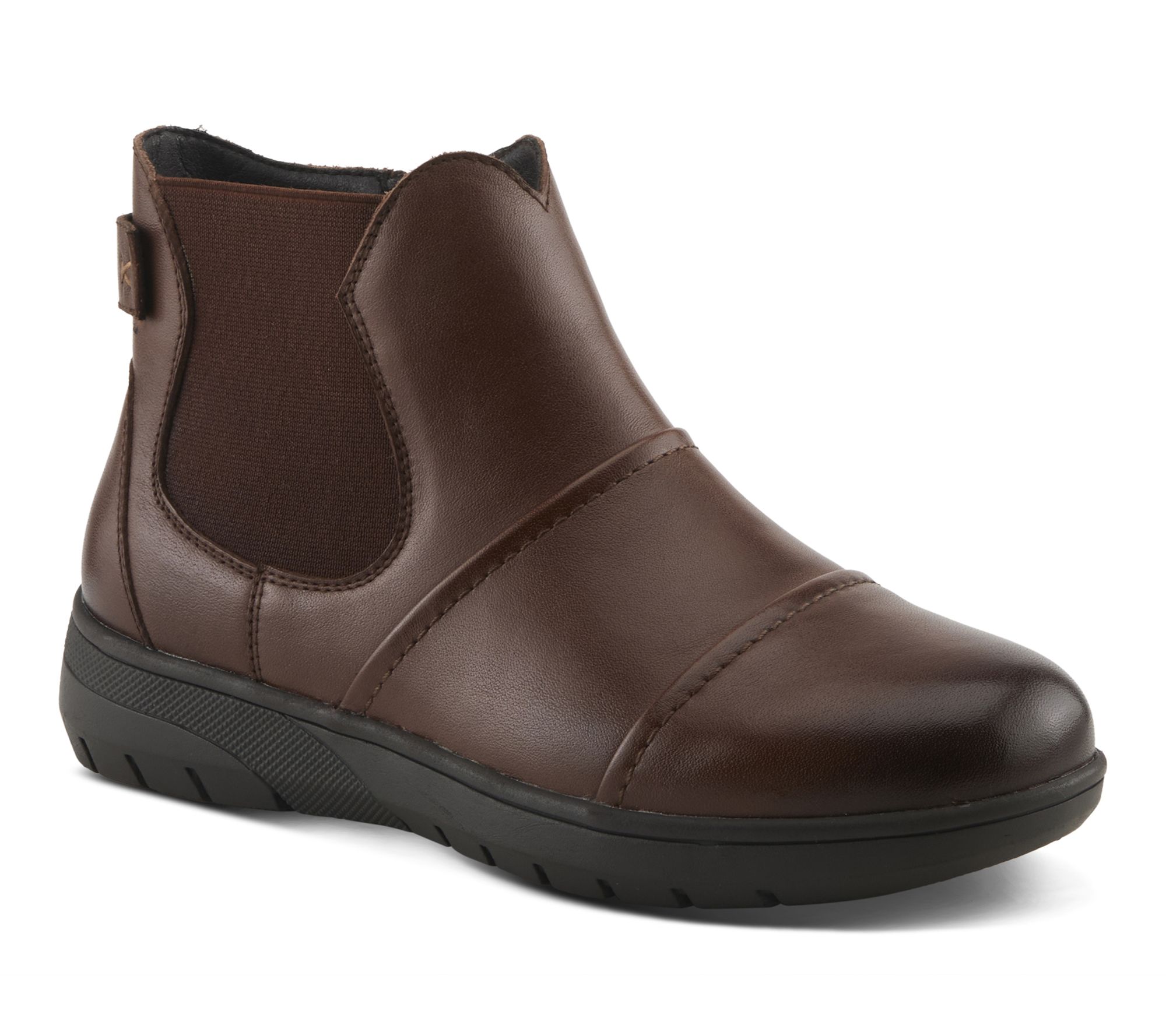 Spring Step Leather Booties - Mula