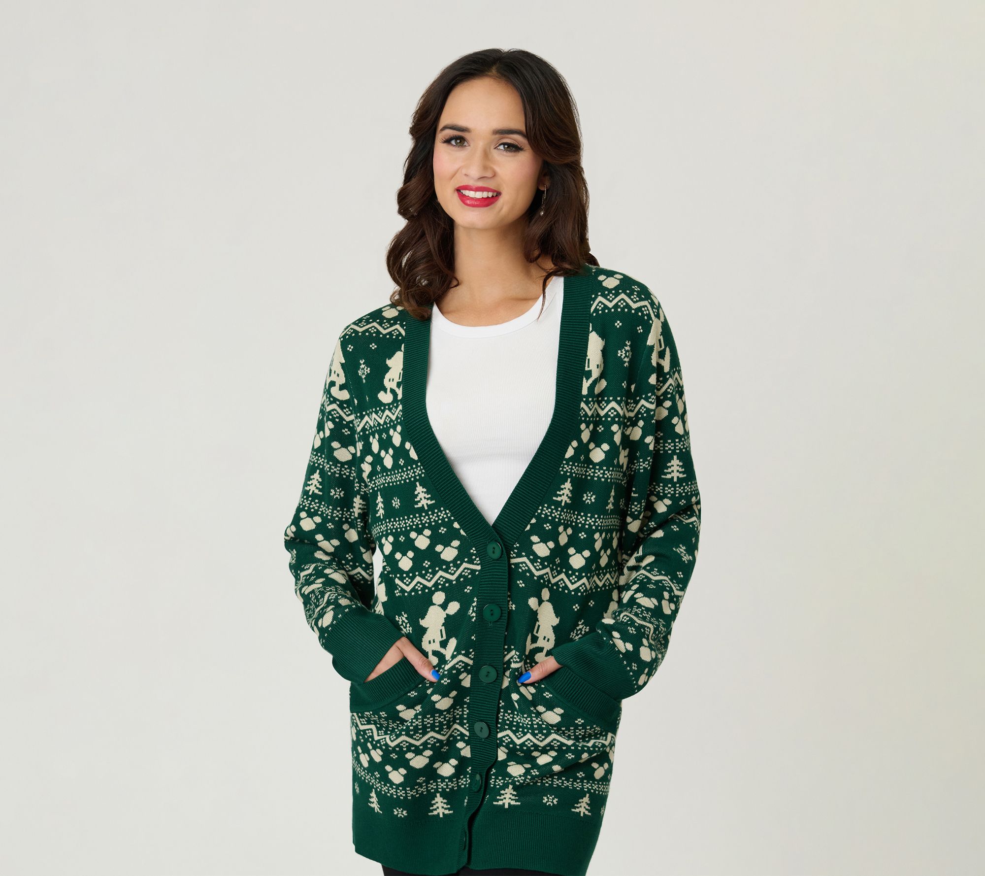  Disney Holiday Collection by Unique Vintage Mickey Cardigan