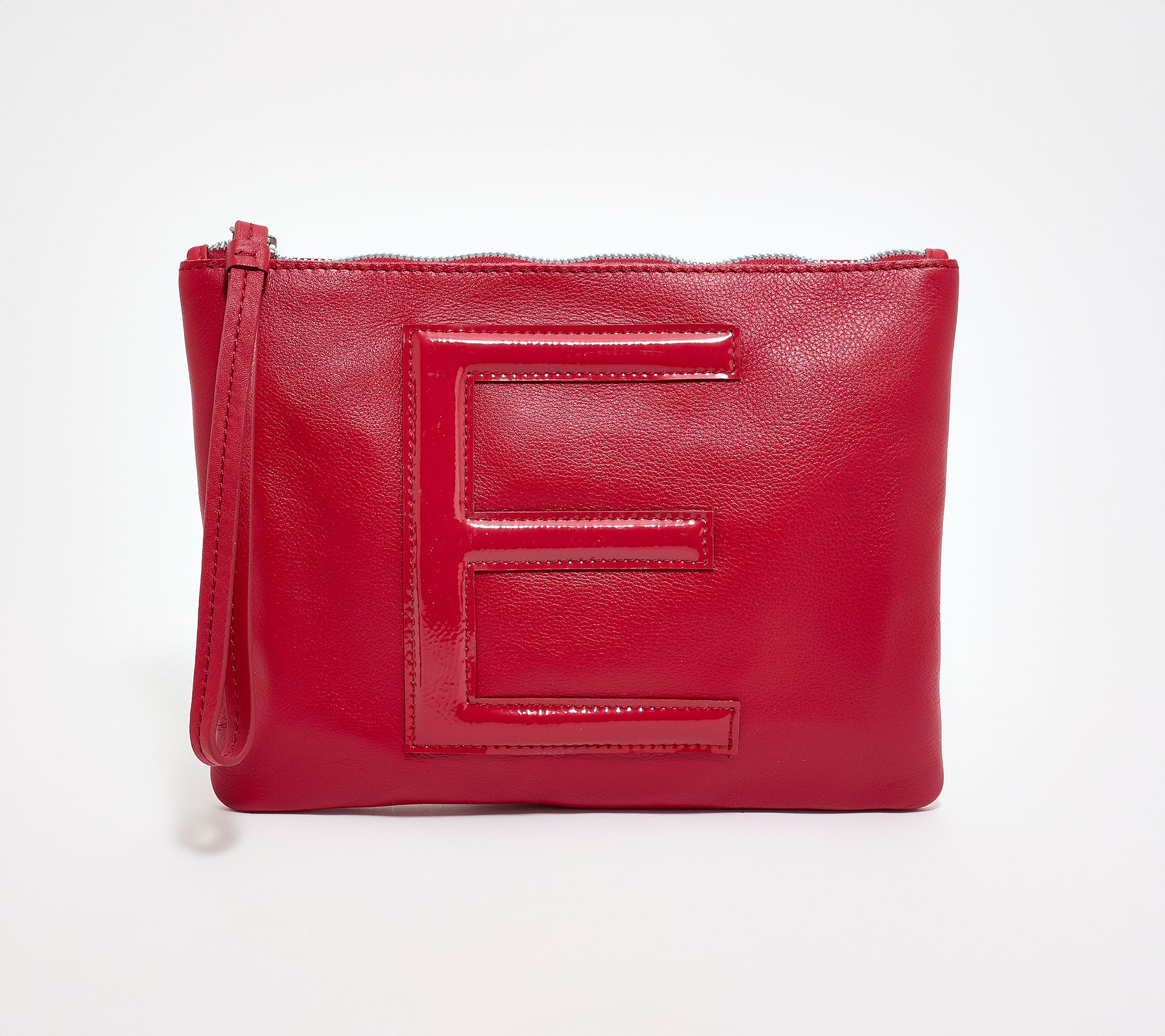 "As Is" American Leather Co. Tonal Monogram Wristlet Pouch