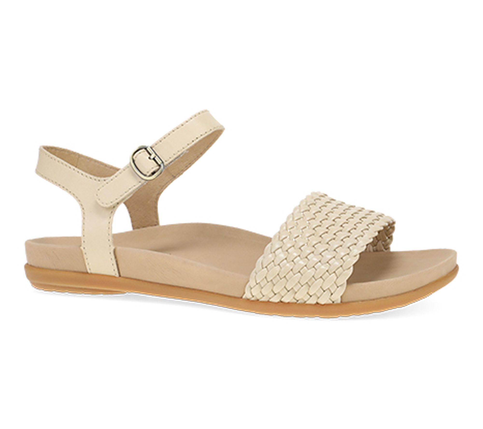 Dansko Jodie Vanilla Woven Leather Sandal