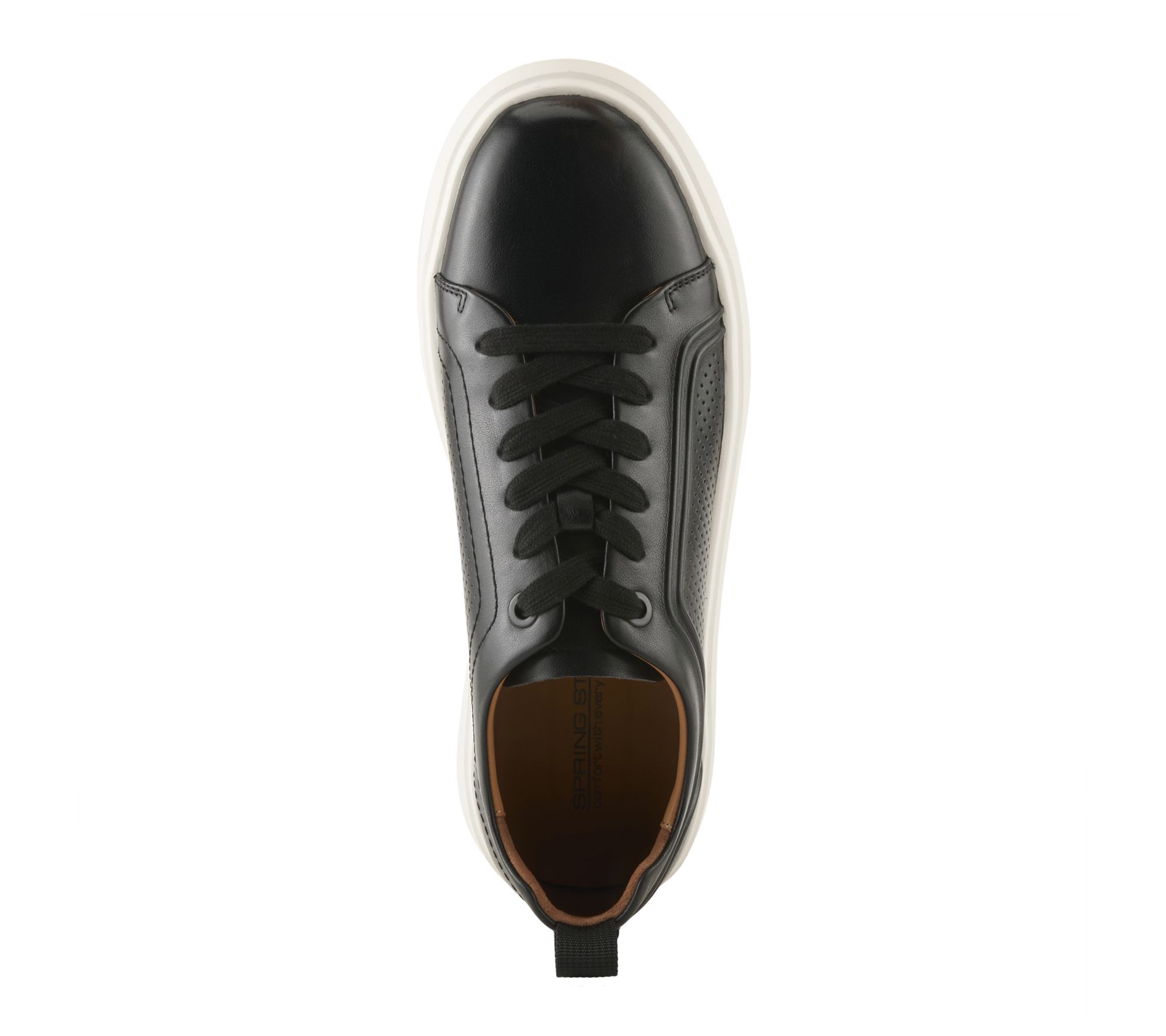 Spring Step Men Leather Sneaker - Erwin - QVC.com