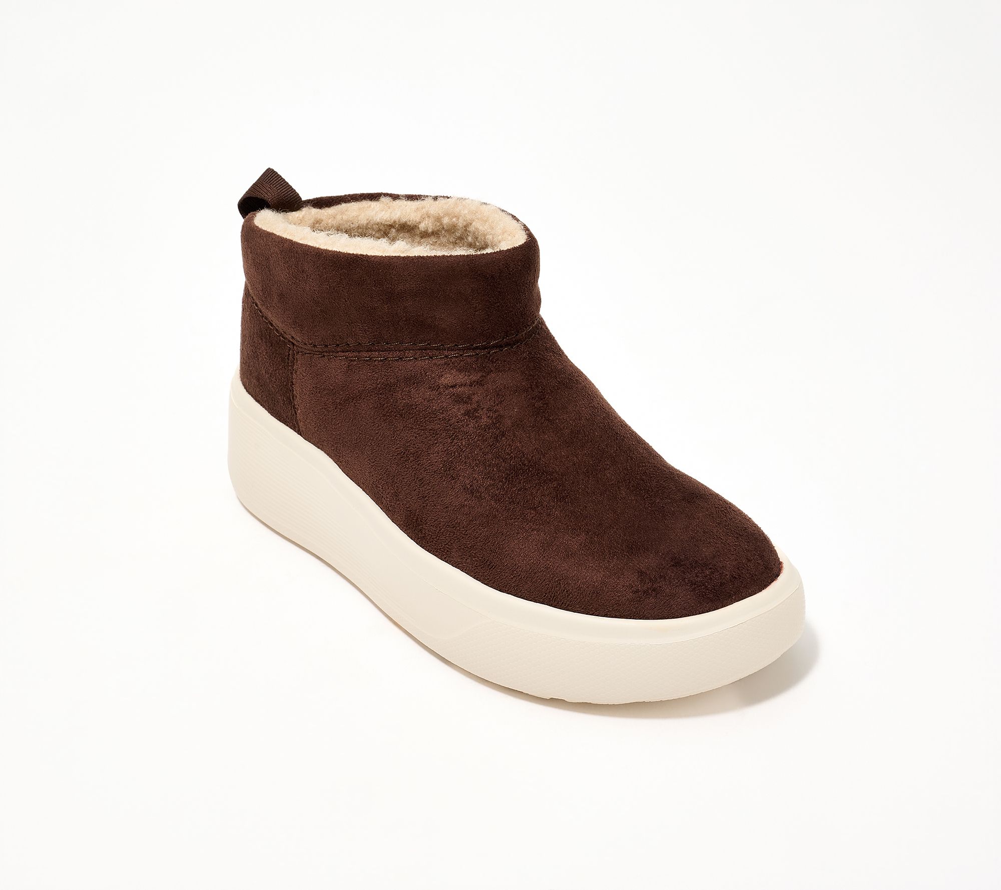  Clarks Cloudsteppers Faux Fur Lined Ankle Boots -Solevana Rise