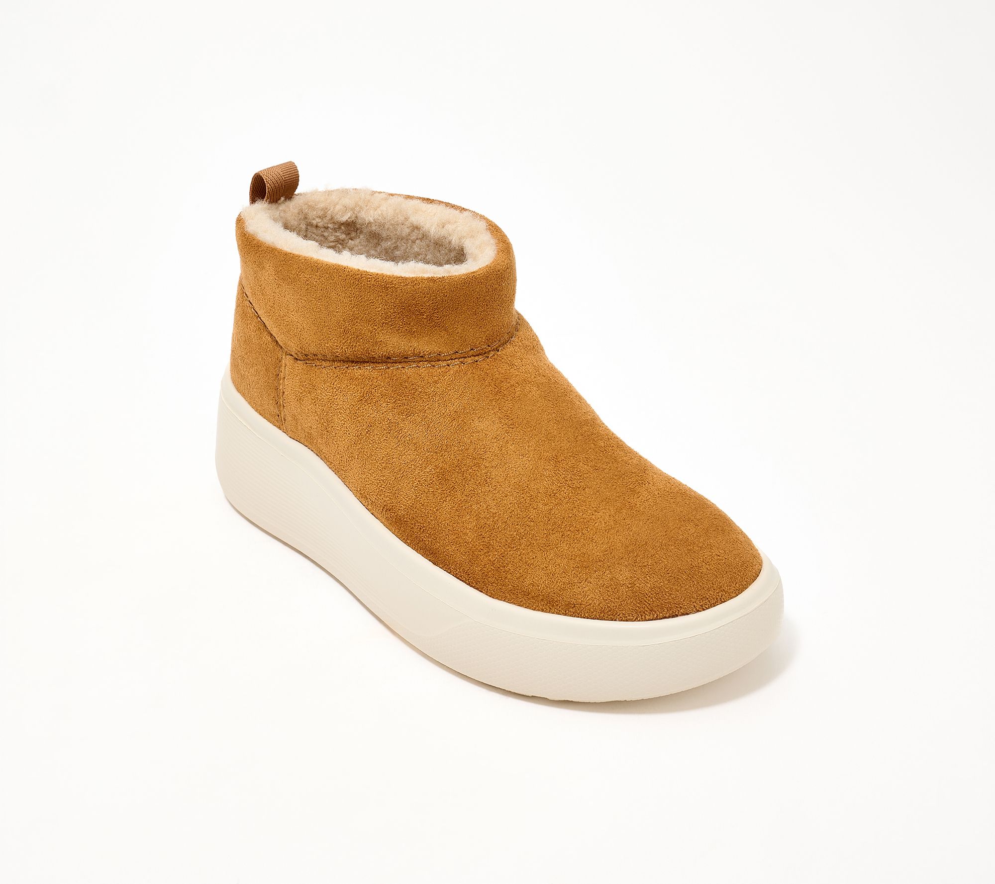 Clarks Cloudsteppers Faux Fur Lined Ankle Boots -Solevana Rise