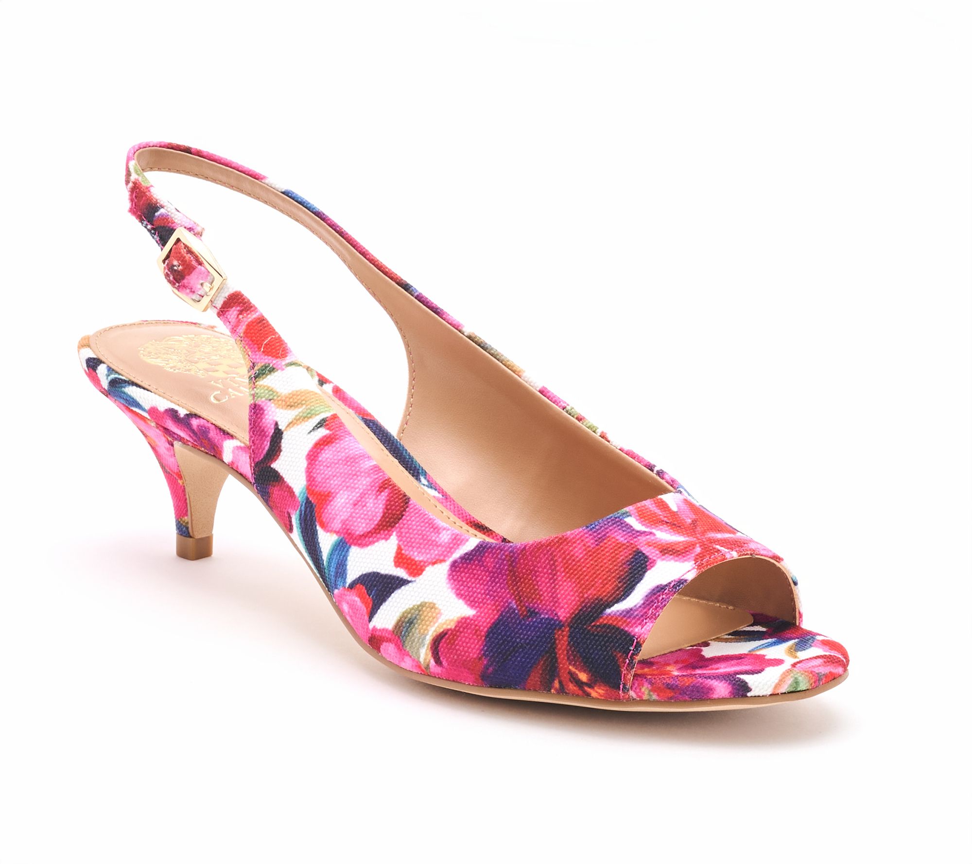 "As Is" Vince Camuto Kitten Heel Slingback Pumps- Karleah