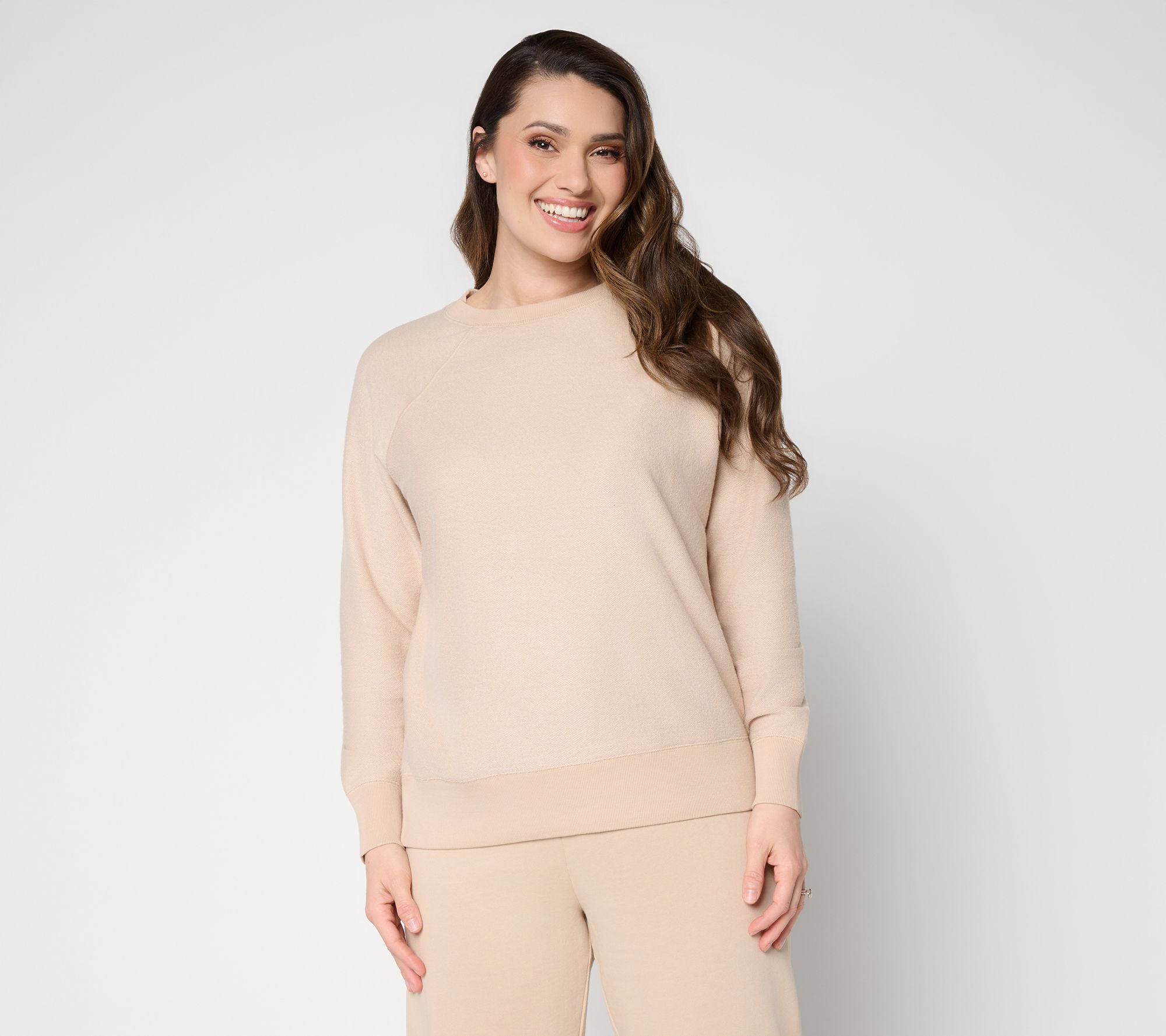 "As Is" Studio Park x Amy Stran Long Slv Reverse French Terry Pullover