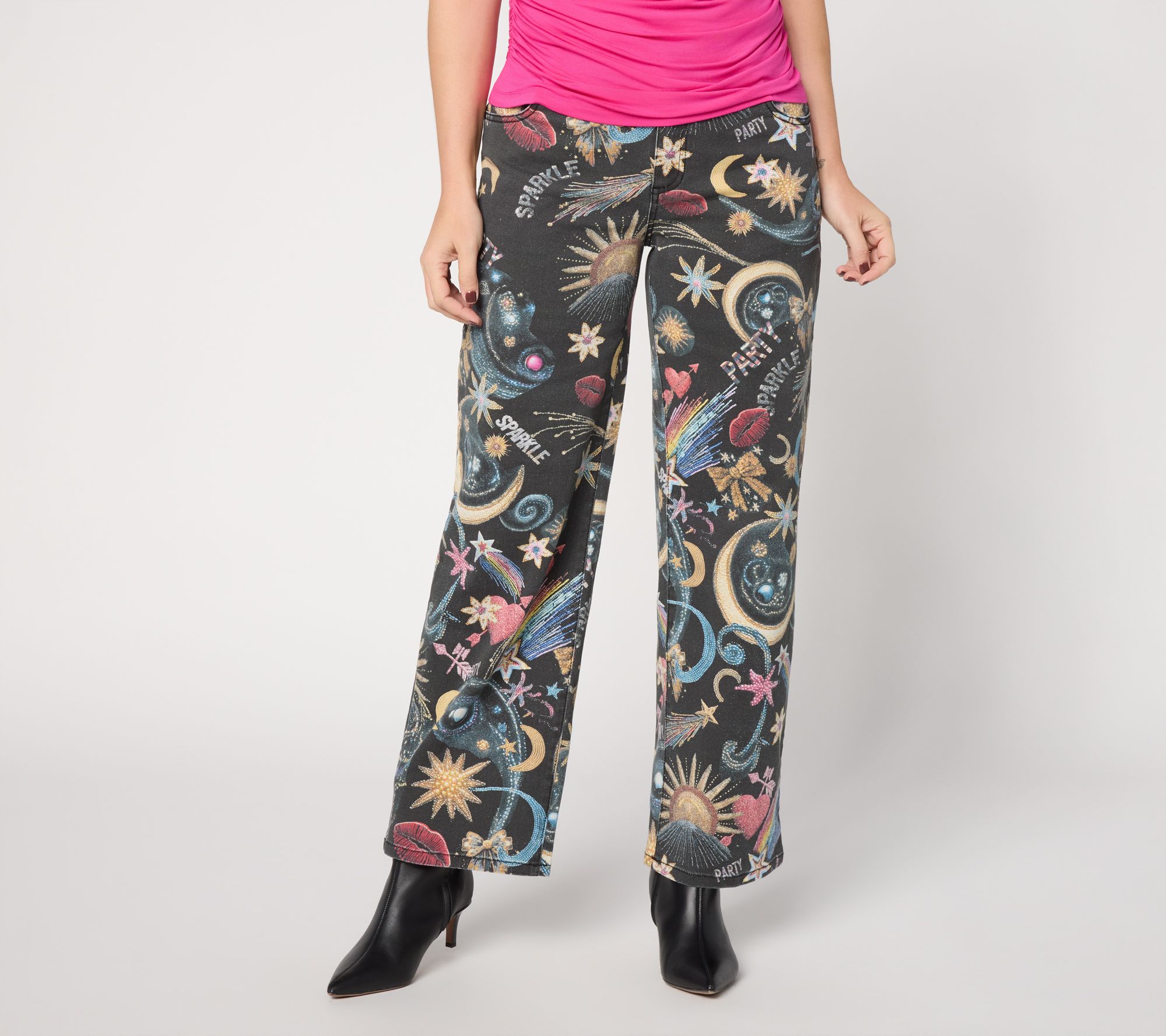 Aimee Kestenberg Petite 5 Pocket Straight Jeans