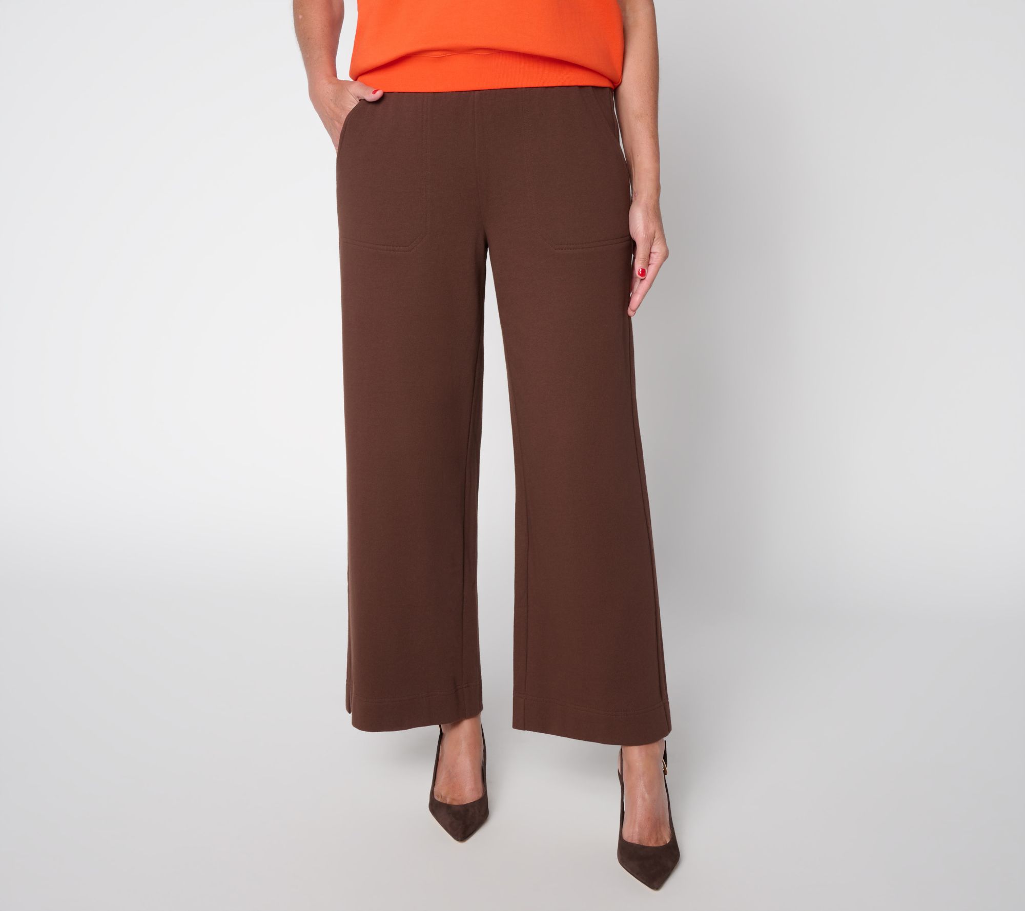 "As Is" Carla Rockmore Collection Reg French Terry Ankle Sweatpant