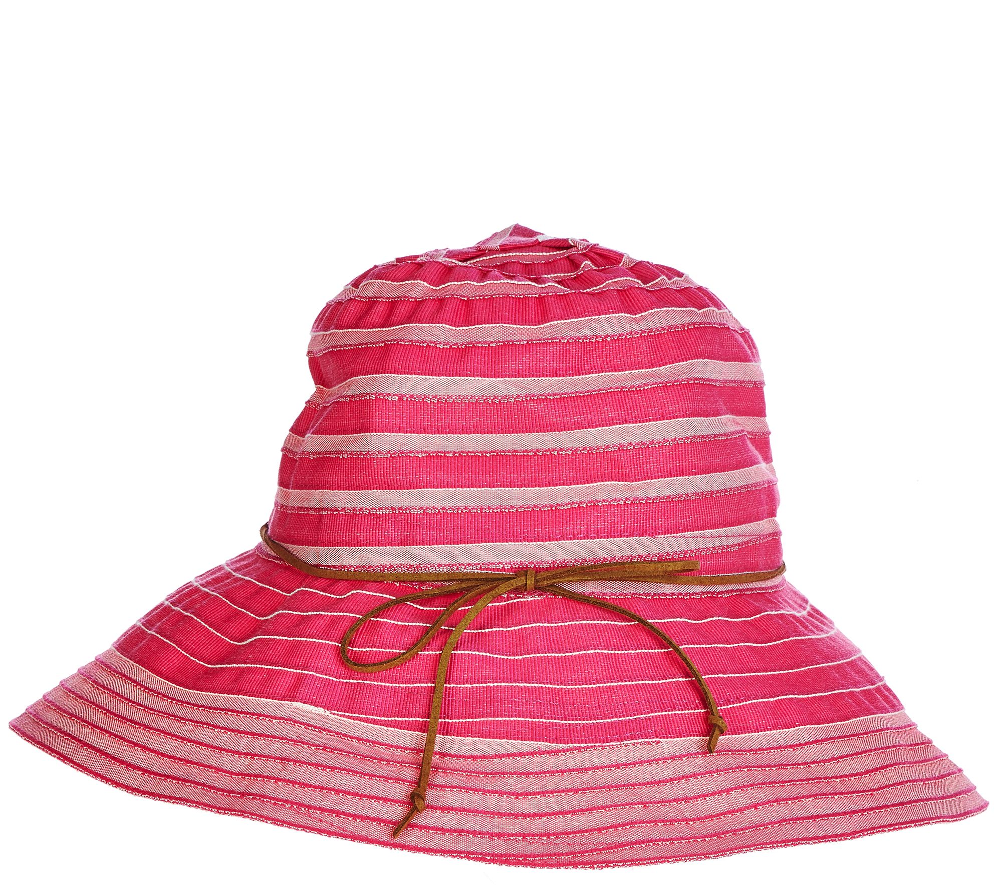 San Diego Two-Tone Collapsible Sun Hat - QVC.com