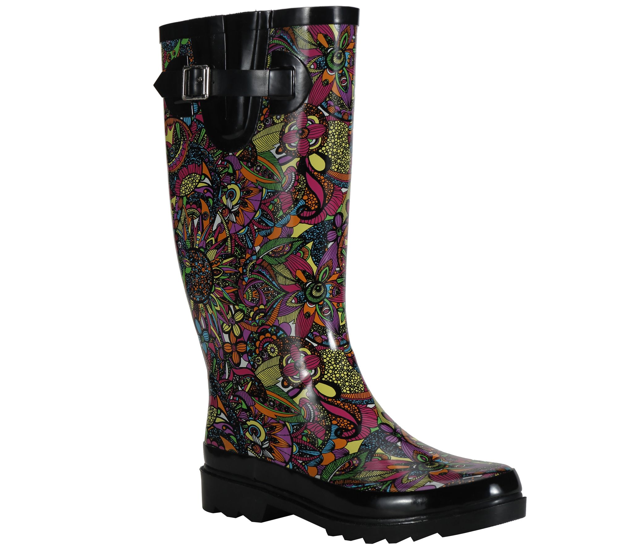 The Sak Womens Sakroots Ringo Midi Rainboot Rain Boot 