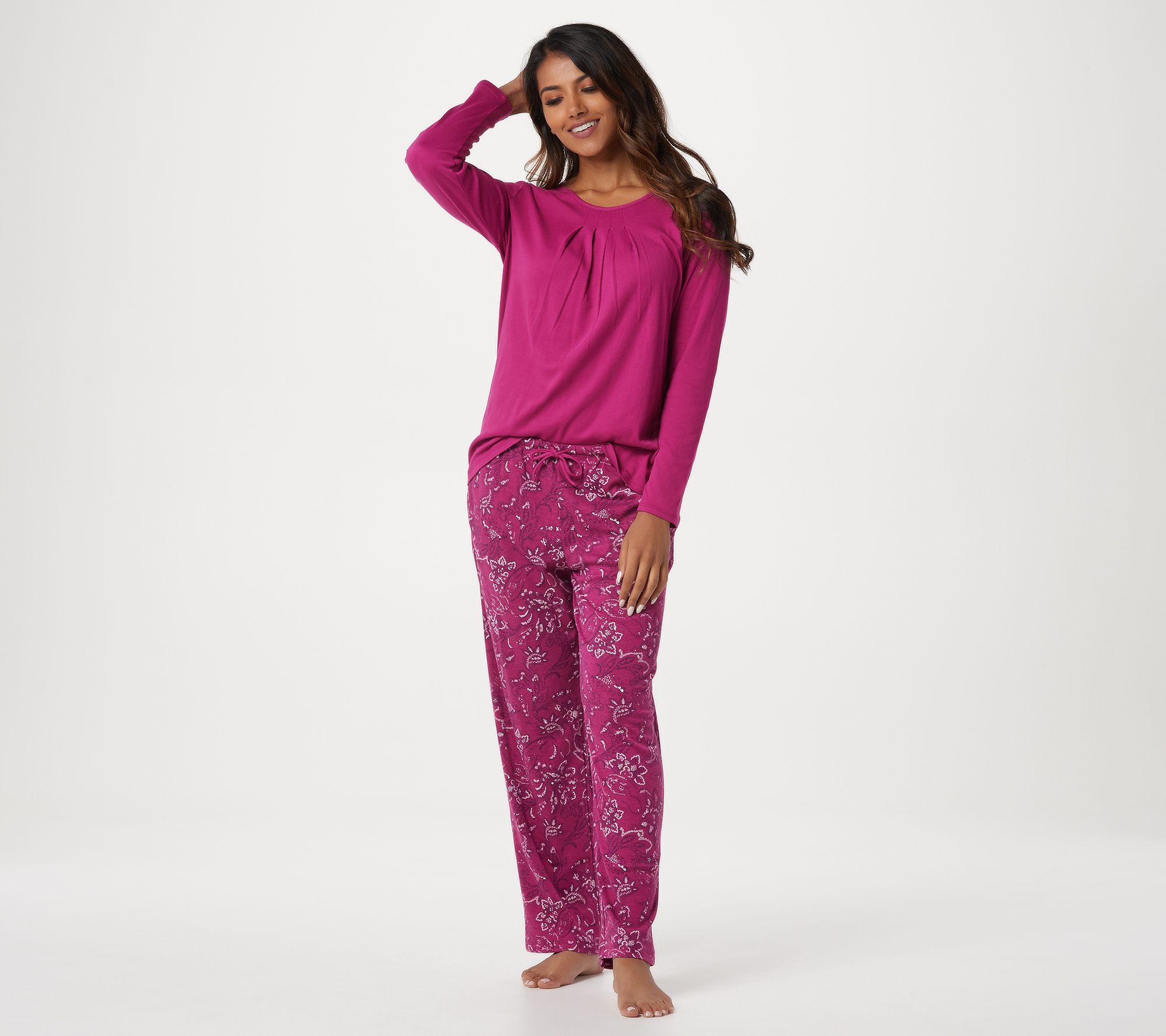 Qvc carole hoffman discount pajamas