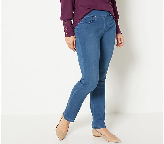 Belle by Kim Gravel Petite Primabelle Pull-on Jeans