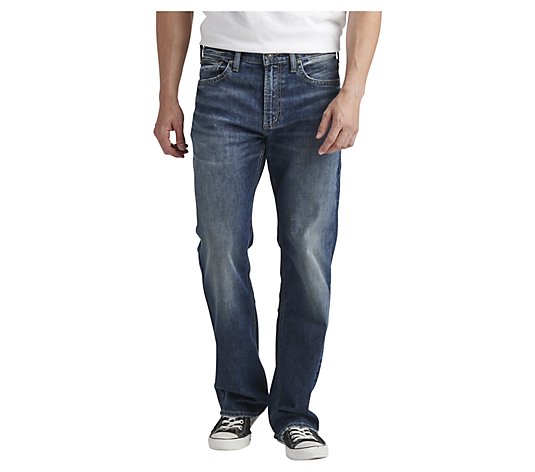 Silver Jeans Co. Men's Zac Relaxed Fit StraightLeg JeansEAB34