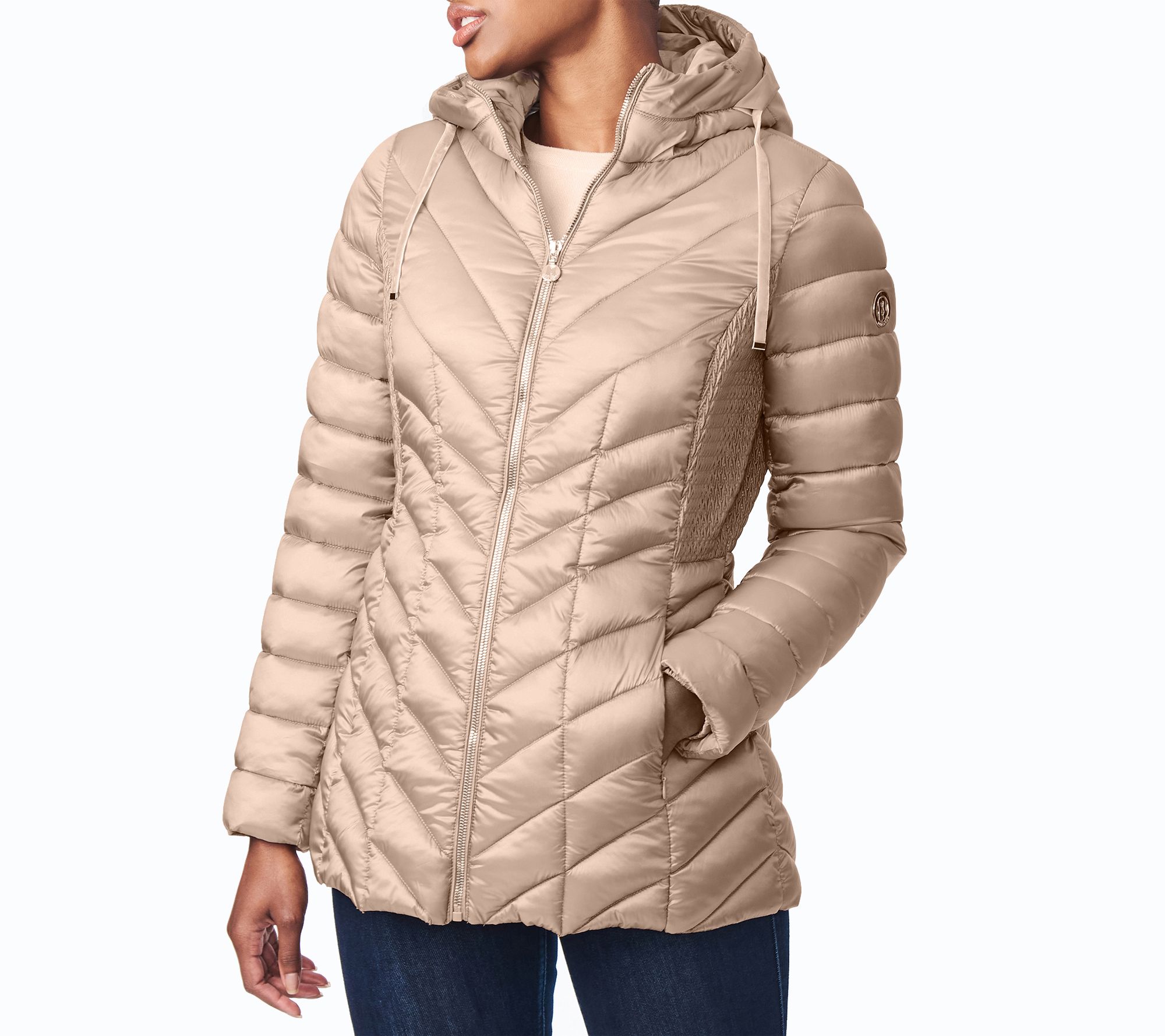 Bernardo hooded packable puffer 2024 coat