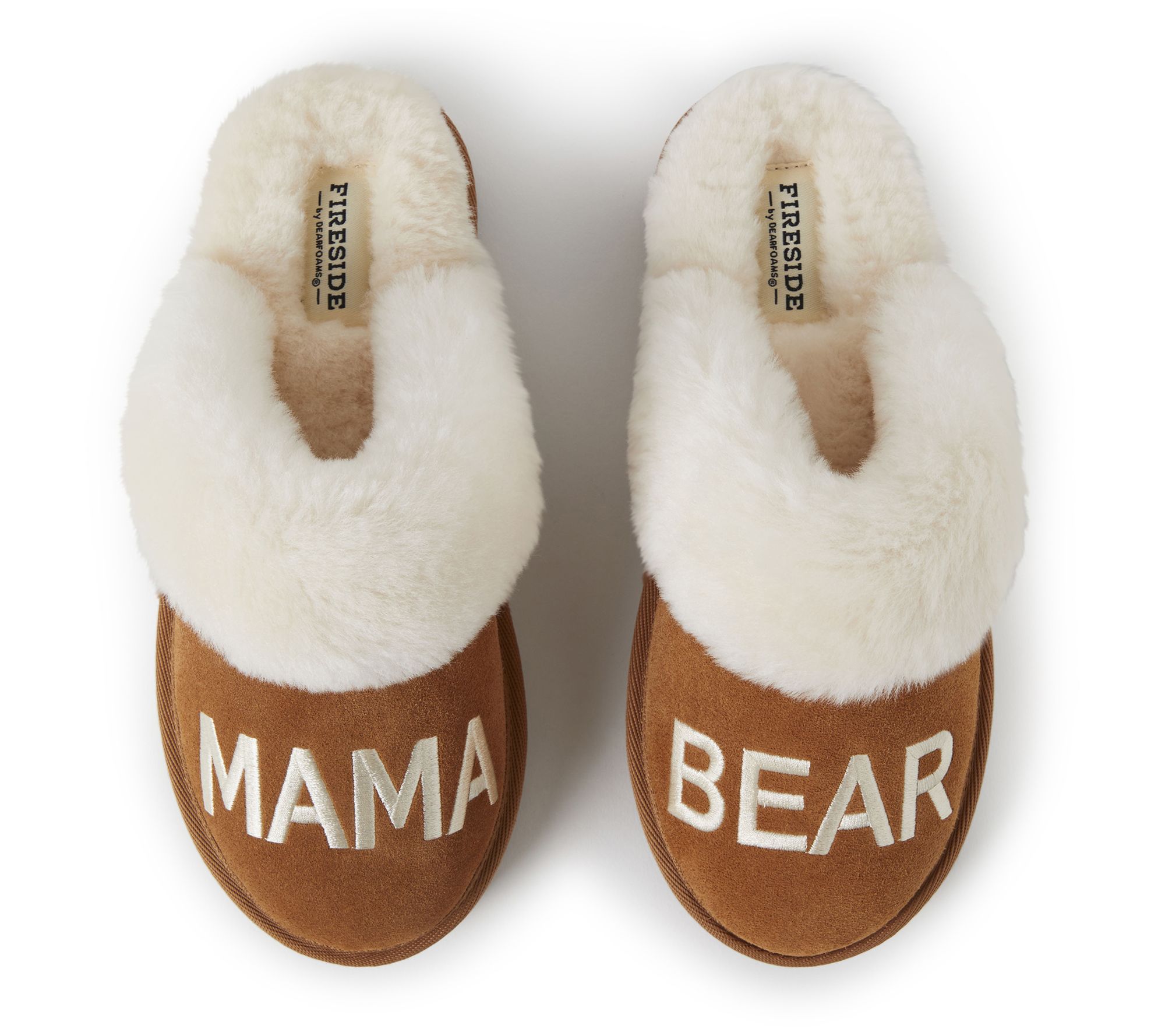 Fireside by Dearfoams Mama Bear Shearling ScuffSlipper