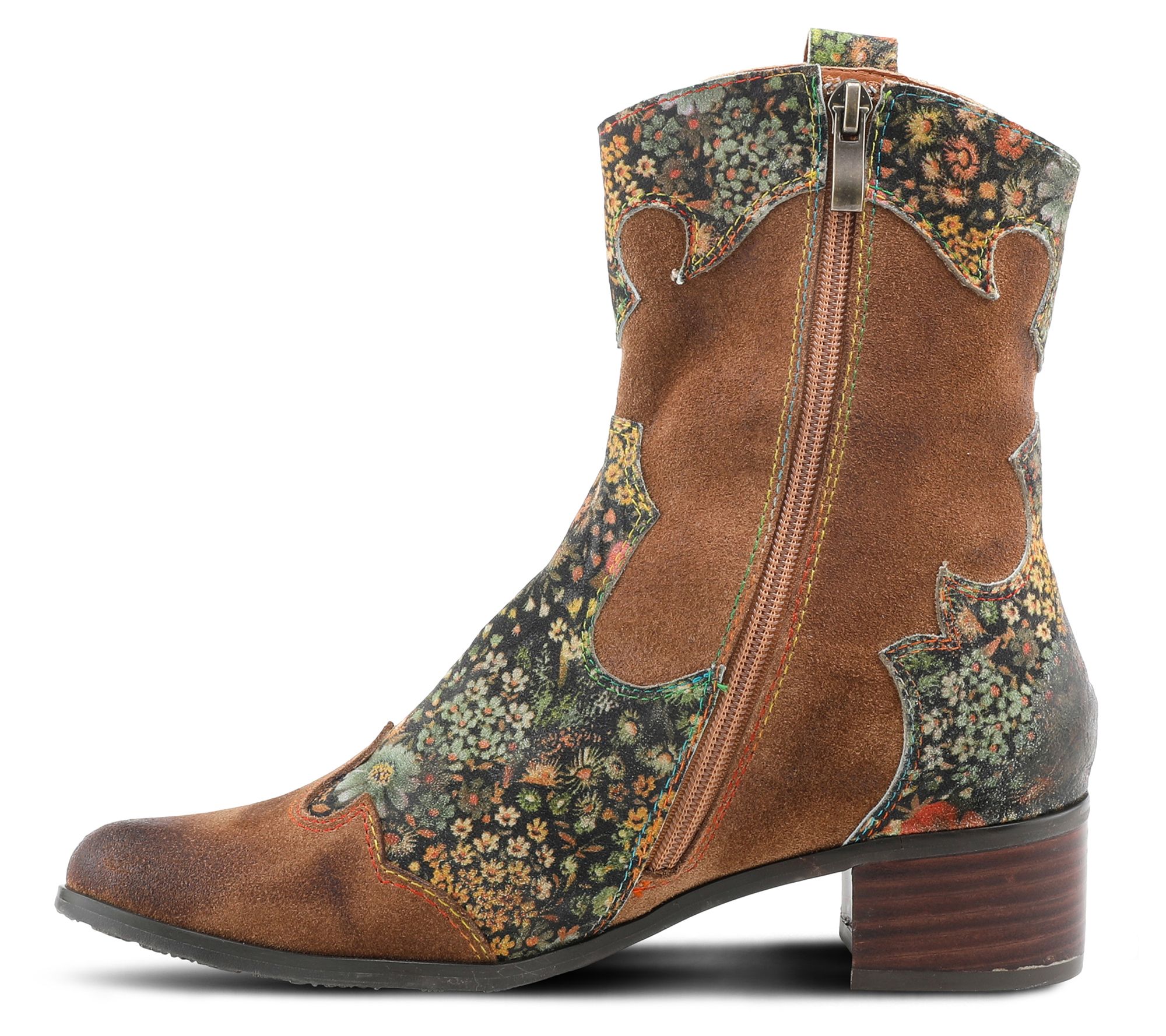 L`Artiste by Spring Step Western Style Booties- Ladyluck - QVC.com
