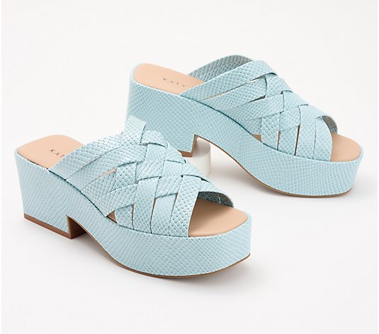 Katy Perry Criss Cross Platform Sandals - The Busy Bee