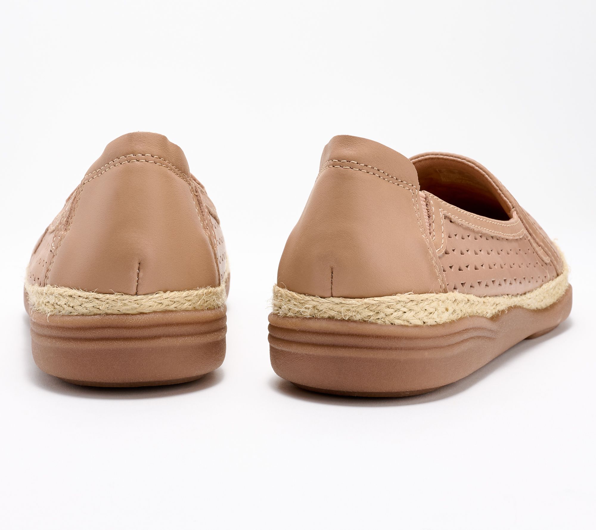 Clarks Collection Espadrille Slip-Ons - Elaina Ruby - QVC.com