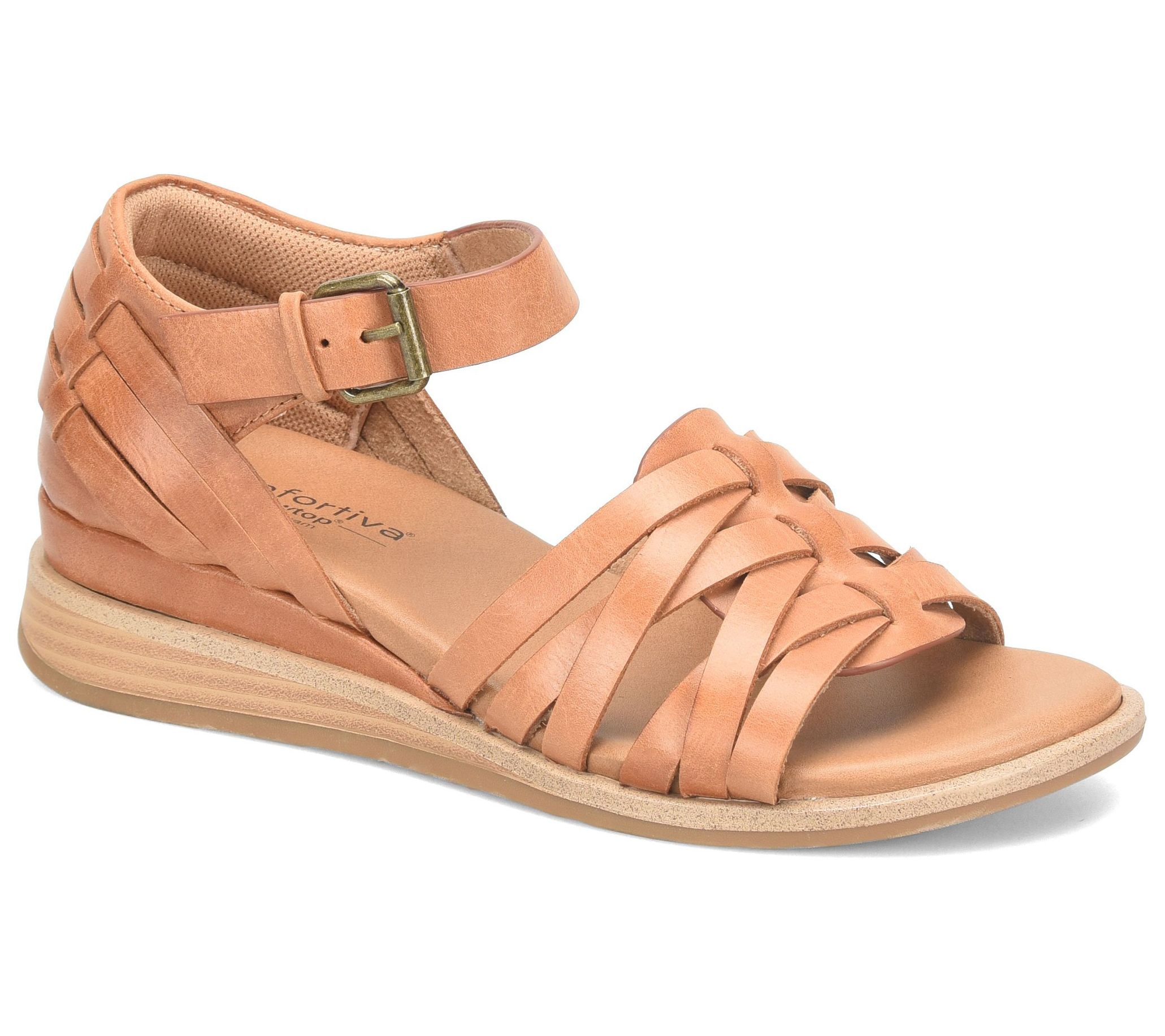 Comfortiva Leather Huarache Sandal - Marina