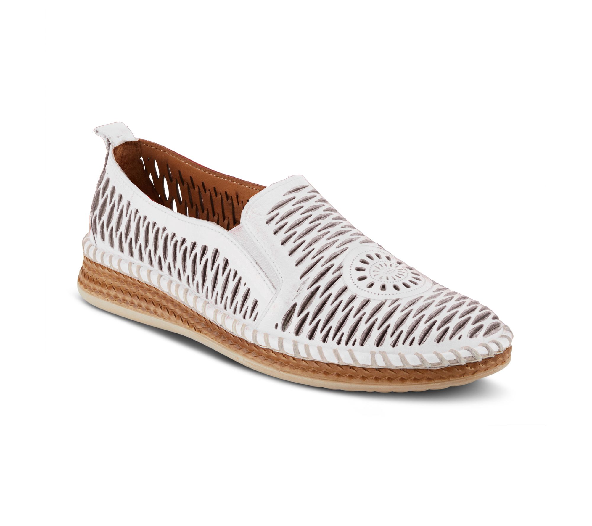 Spring Step Leather Slip-on Shoes - Newday