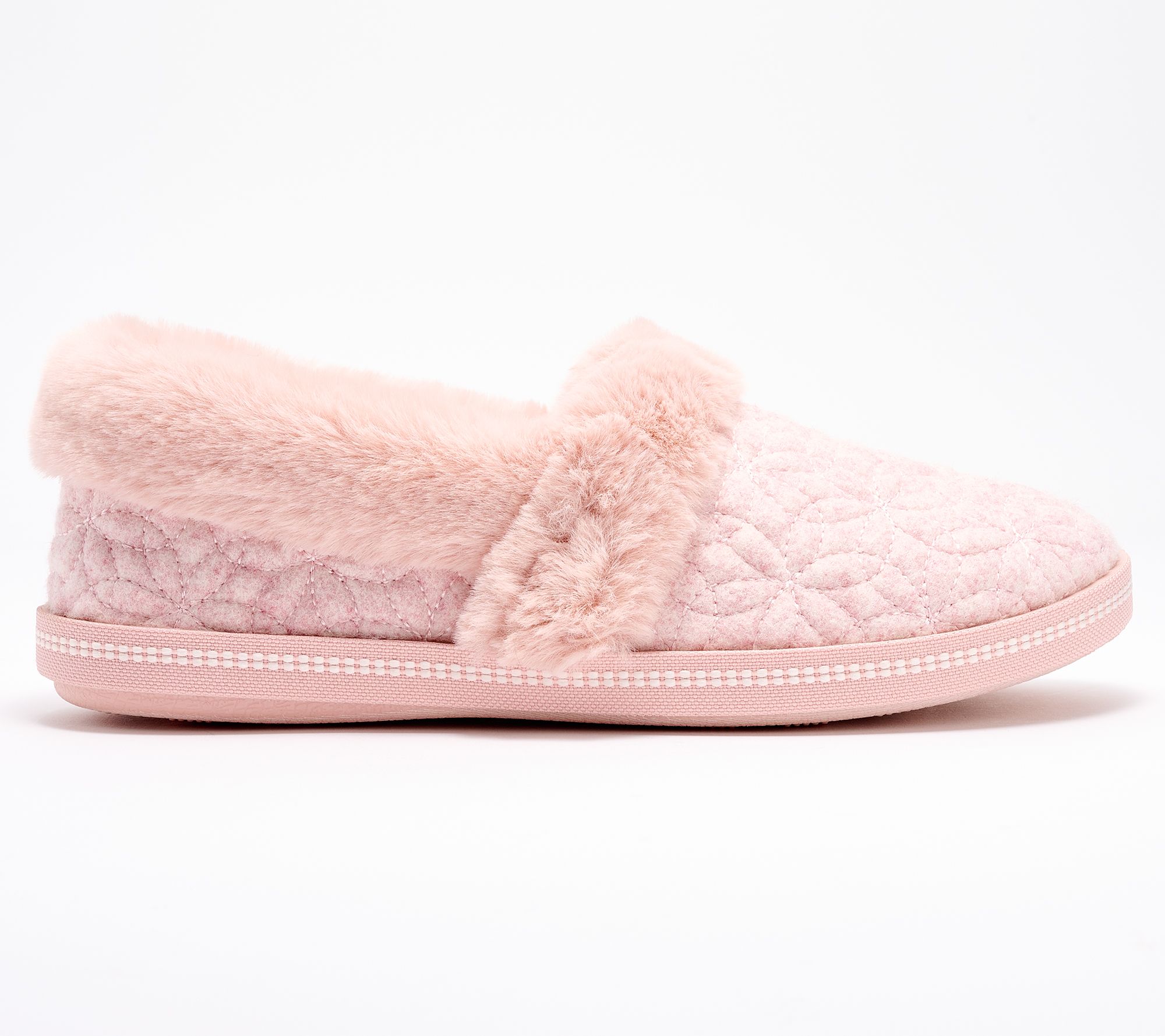 Skechers Cozy Campfire Floral Quilted Slipper -Bright Blossom - QVC.com