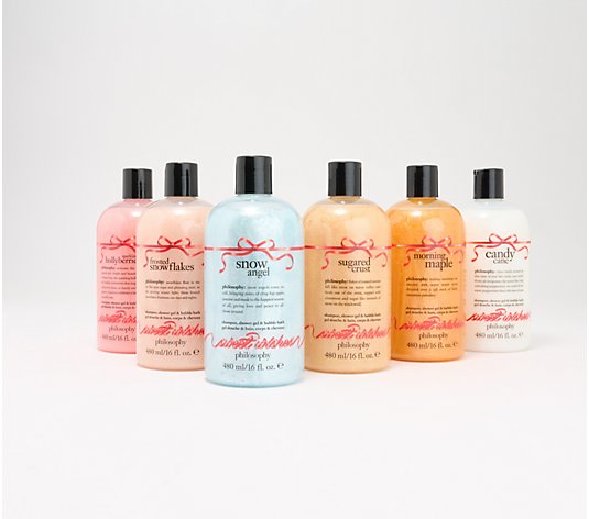 philosophy special edition holiday 6-pc 16oz shower gel set