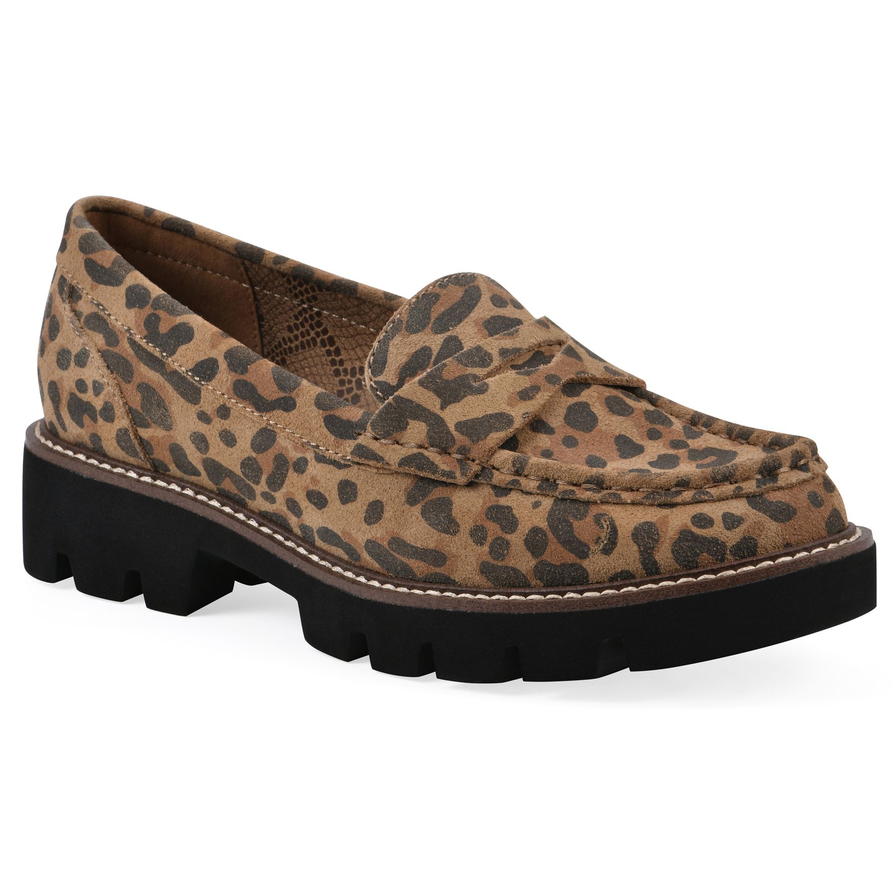 White Mountain Lug Sole Loafers - Gunner