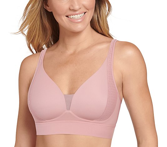 As Is Jockey Forever Fit Soft Touch Lace Molded Cup Bra 