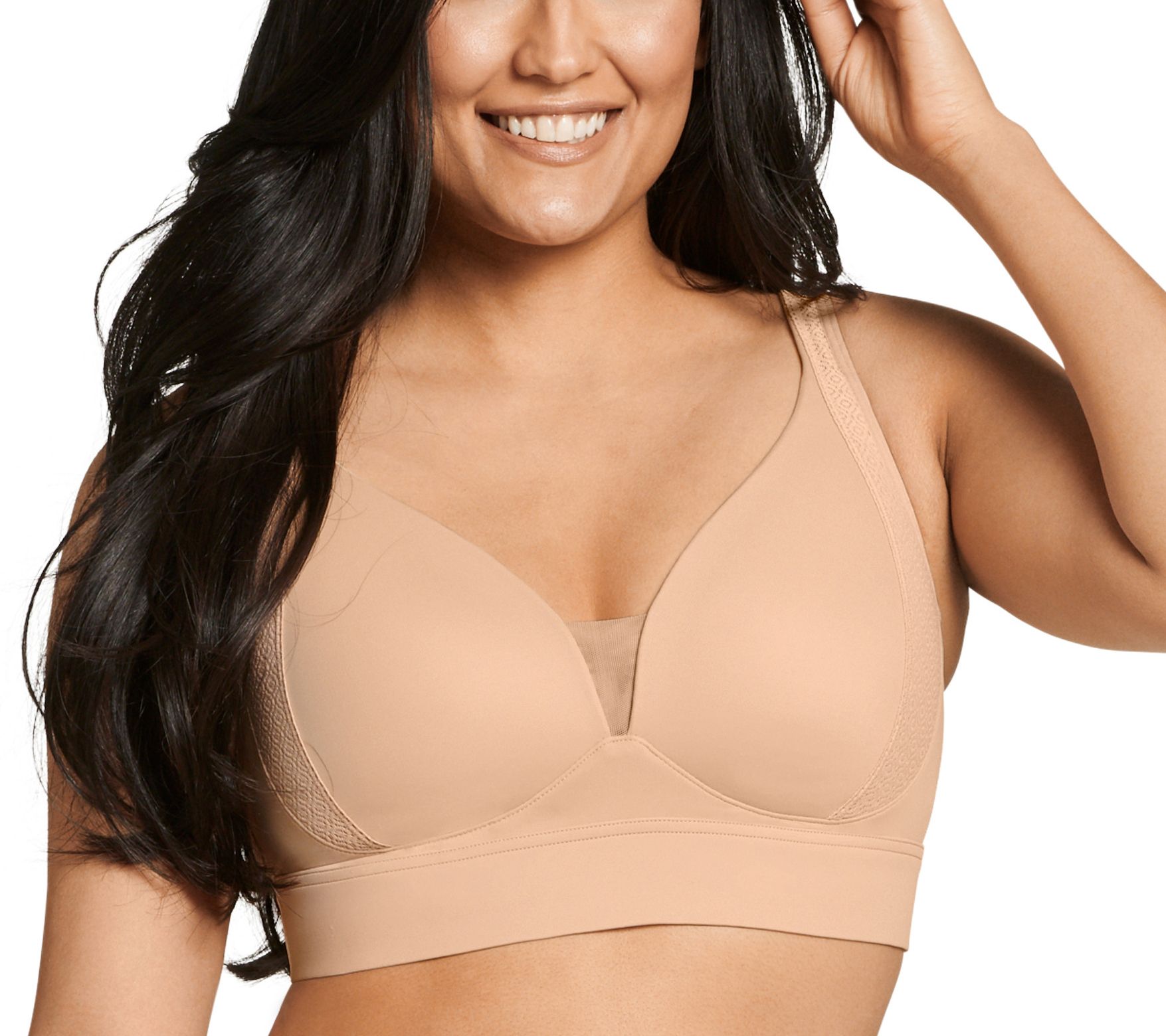 QVC) Jockey Set of 2 Forever Fit Soft Touch Lace Bra