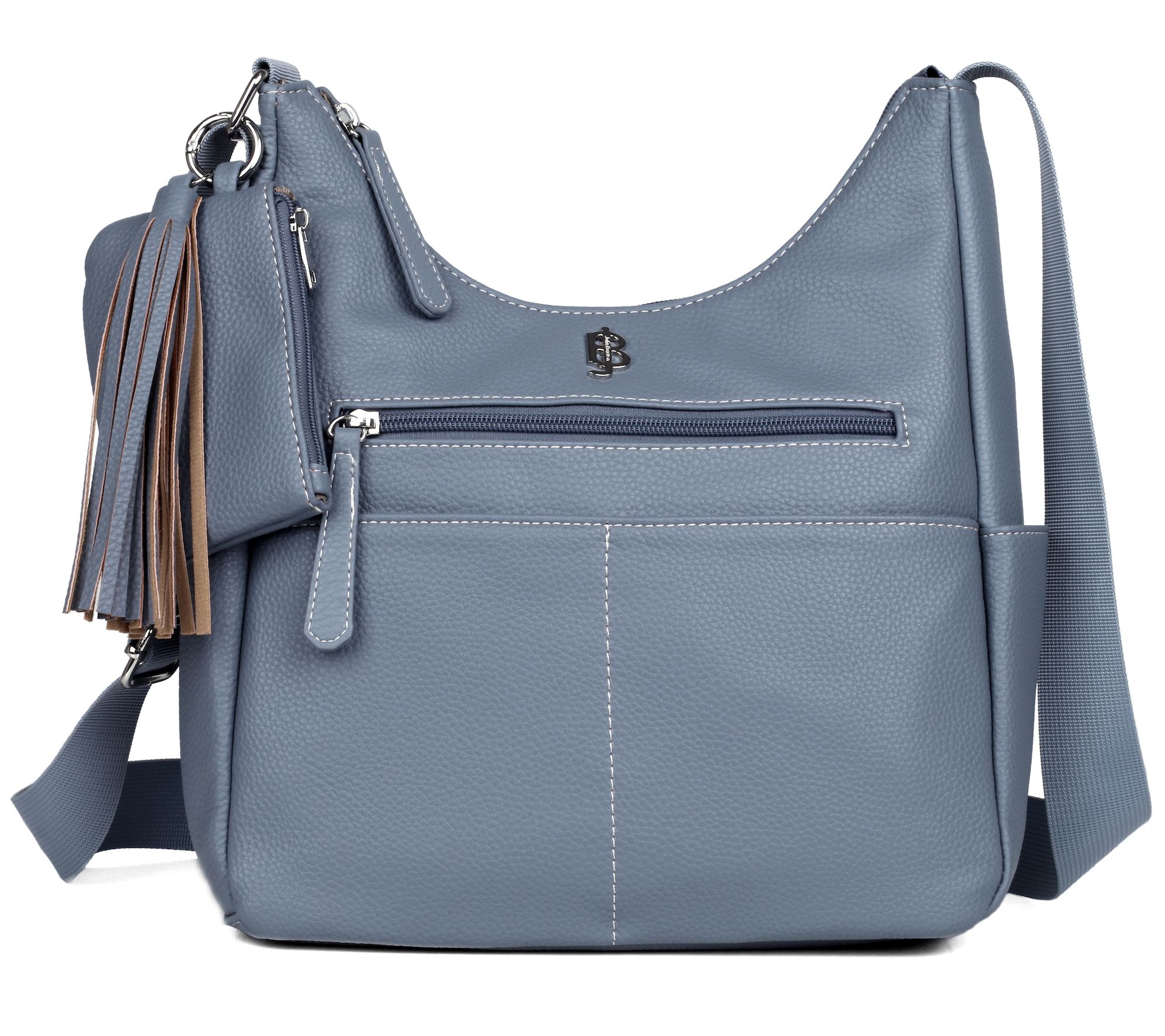 Julia Buxton Pebble Vegan Leather OrganizationHobo Bag