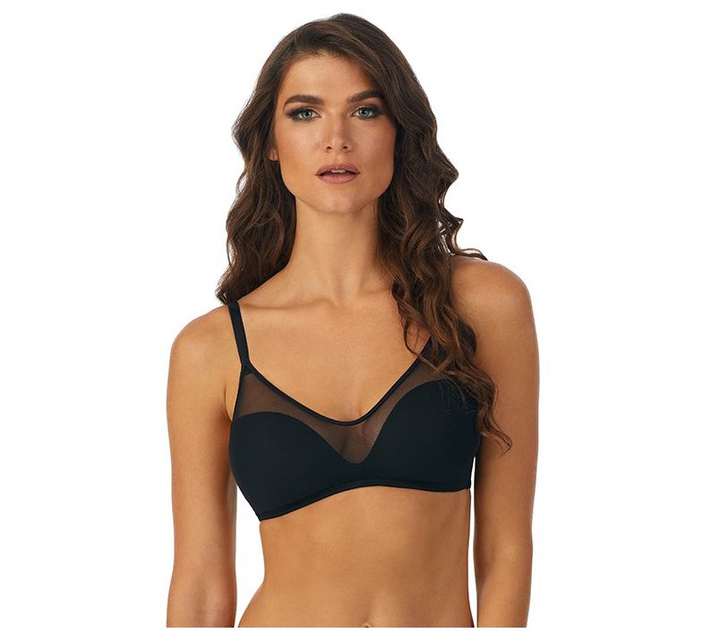 Le Mystere Women's LACE Perfection Unlined Strapless Bra, Black