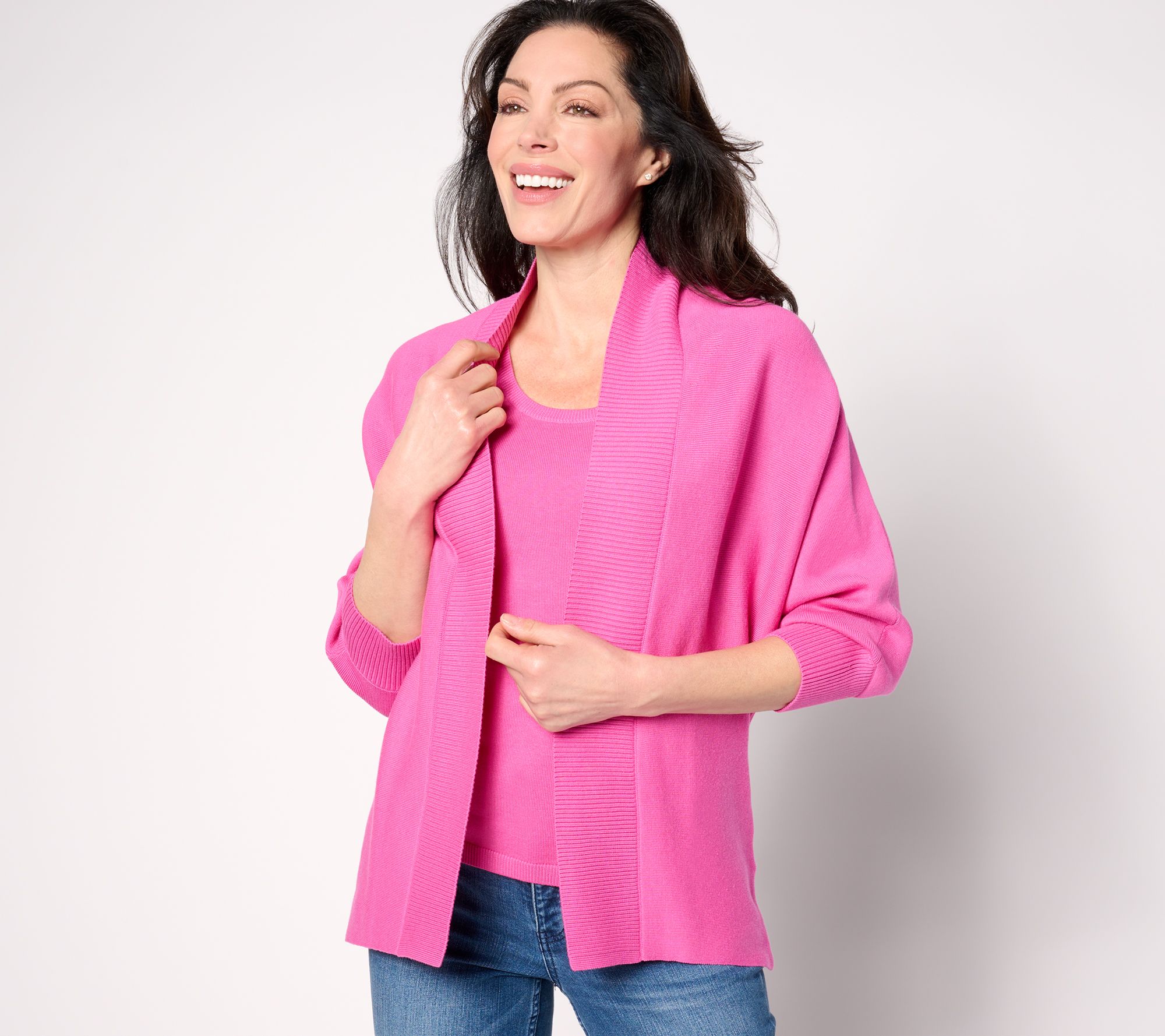 "As Is" Belle by Kim Gravel Open Front Cardigan