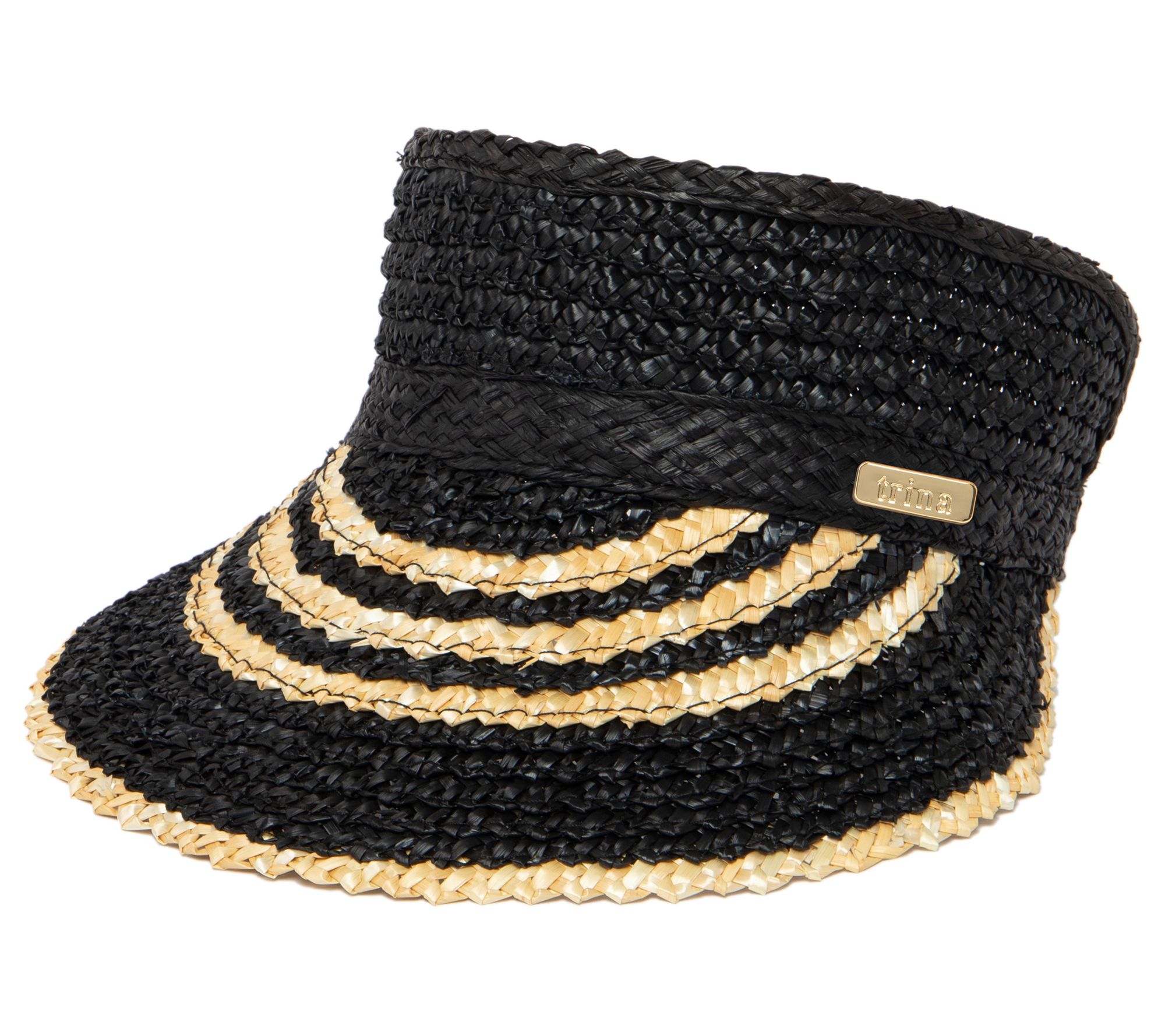 Trina by Trina Turk Palo High Crown Straw Visor