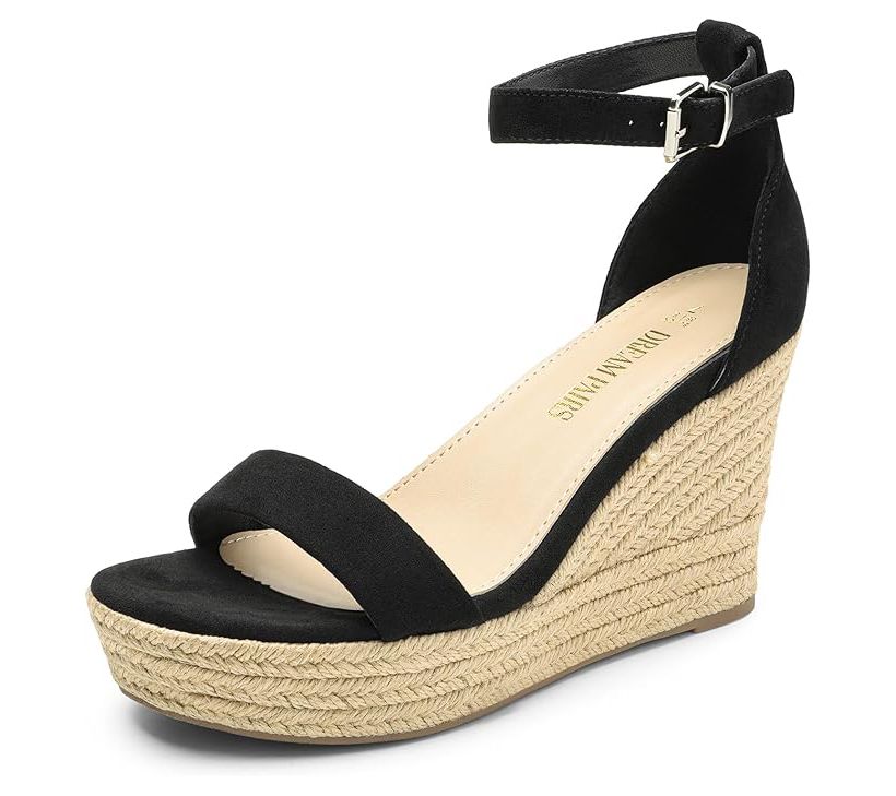 Dream Pairs Women's Open Toe Wedge Sandals