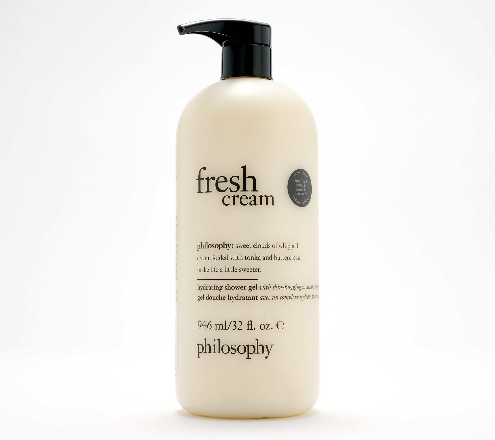 philosophy super-size fresh cream shower gel 32oz