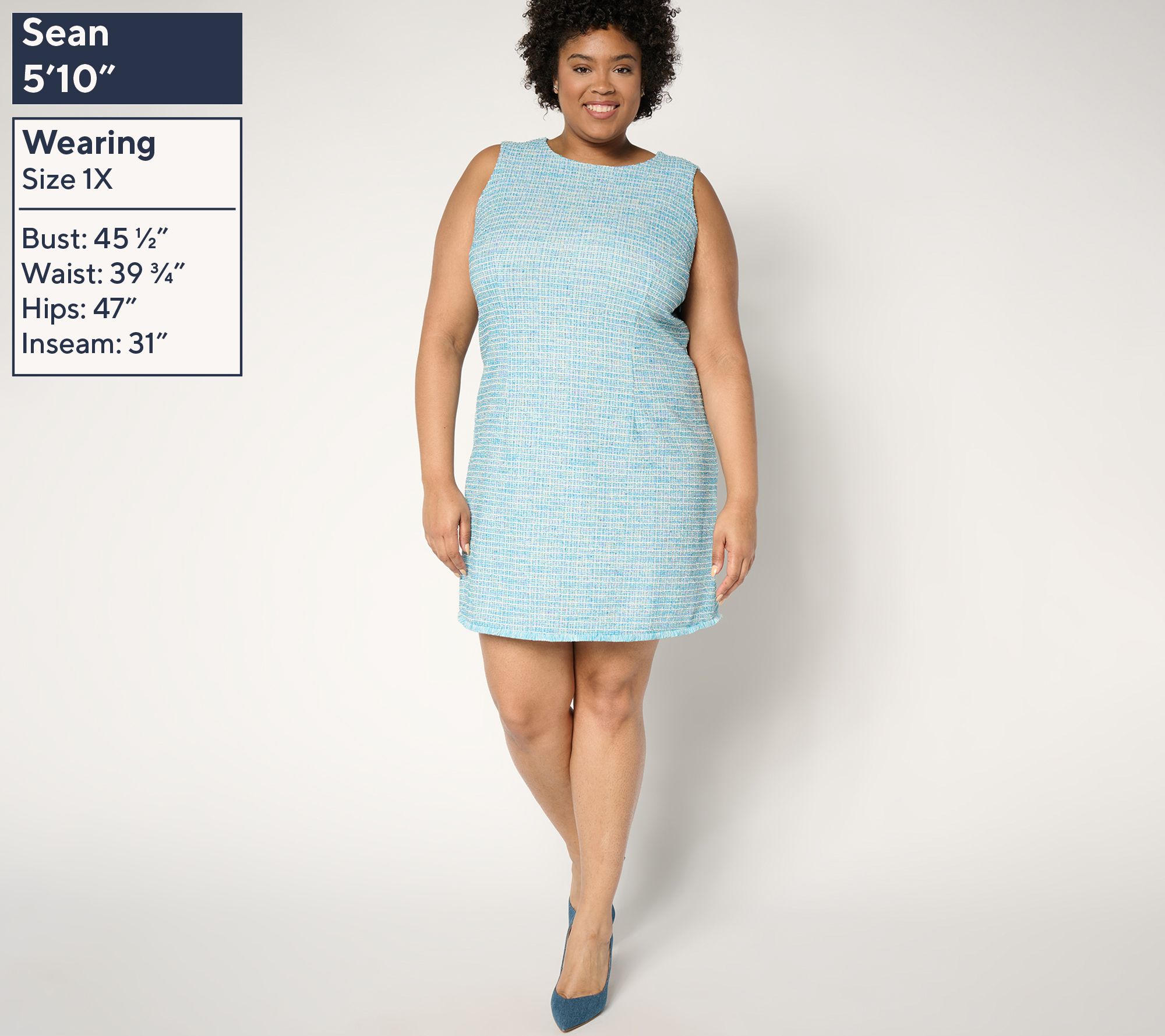 Petite✿＊＊＊ Belle by Kim Gravel Petite Class & Sass Spring Tweed Dress