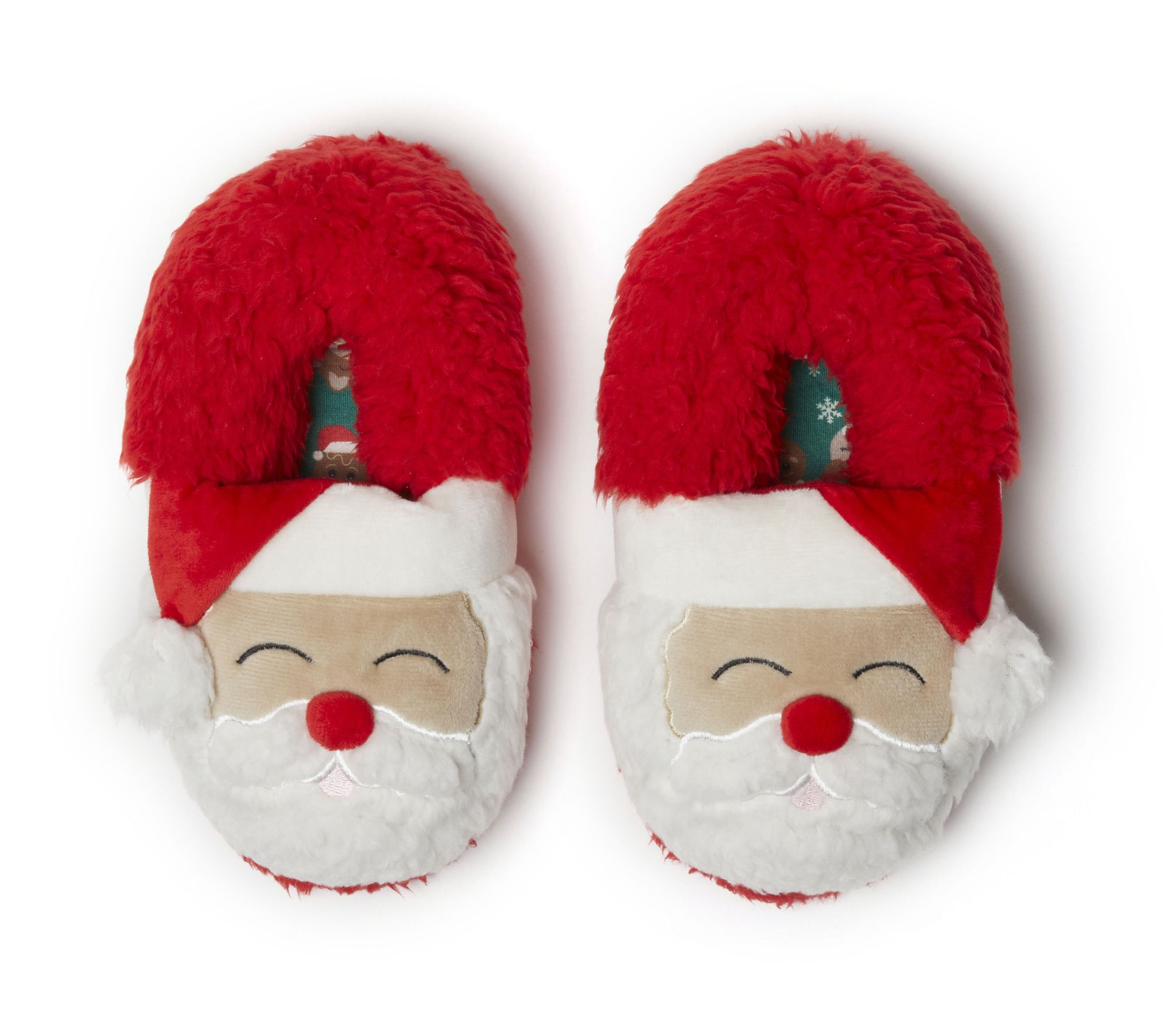 Dearfoams Kids Matching Christmas Holiday Critter Slipper