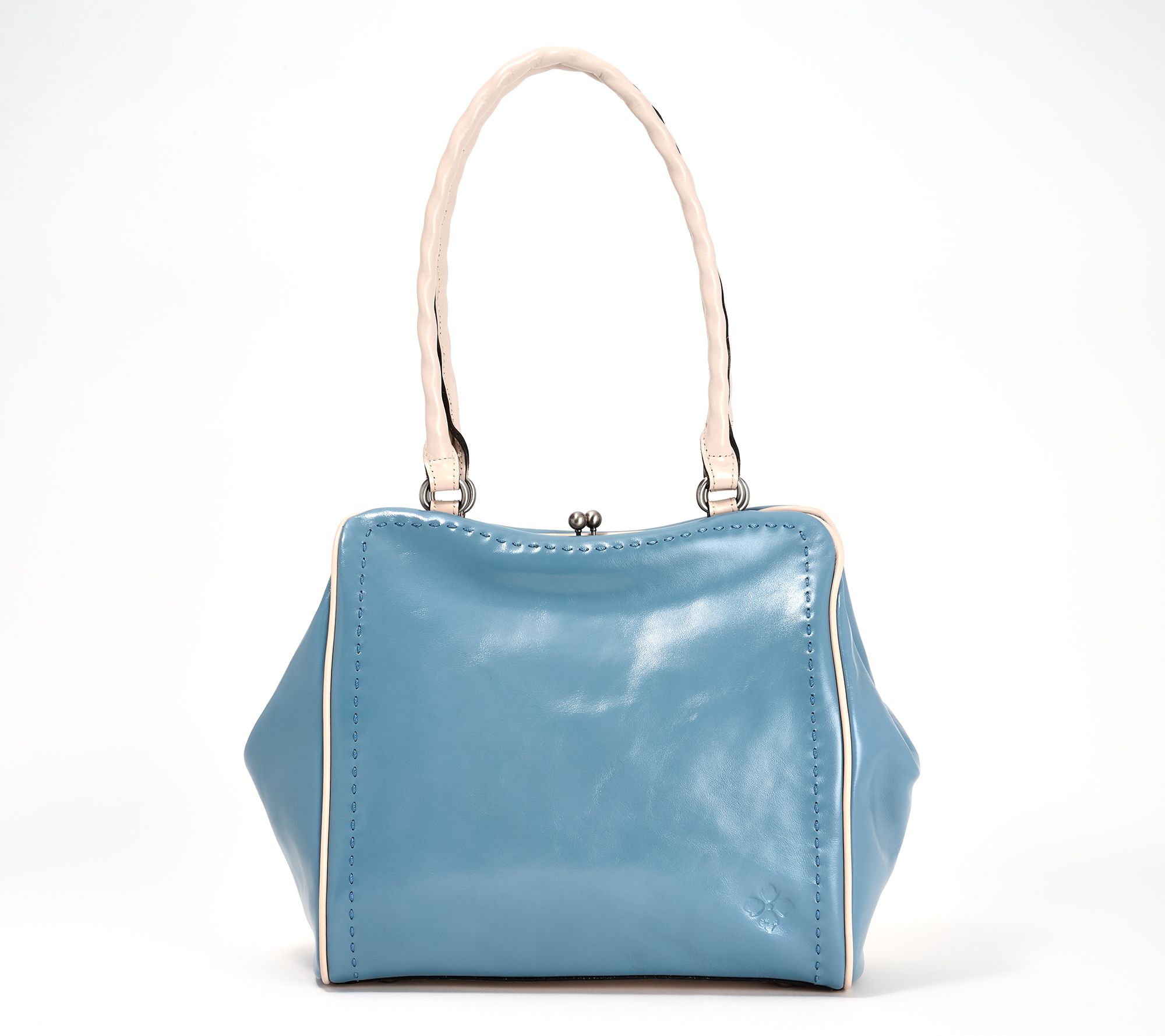 Patricia Nash Leather Kalivia Frame Satchel