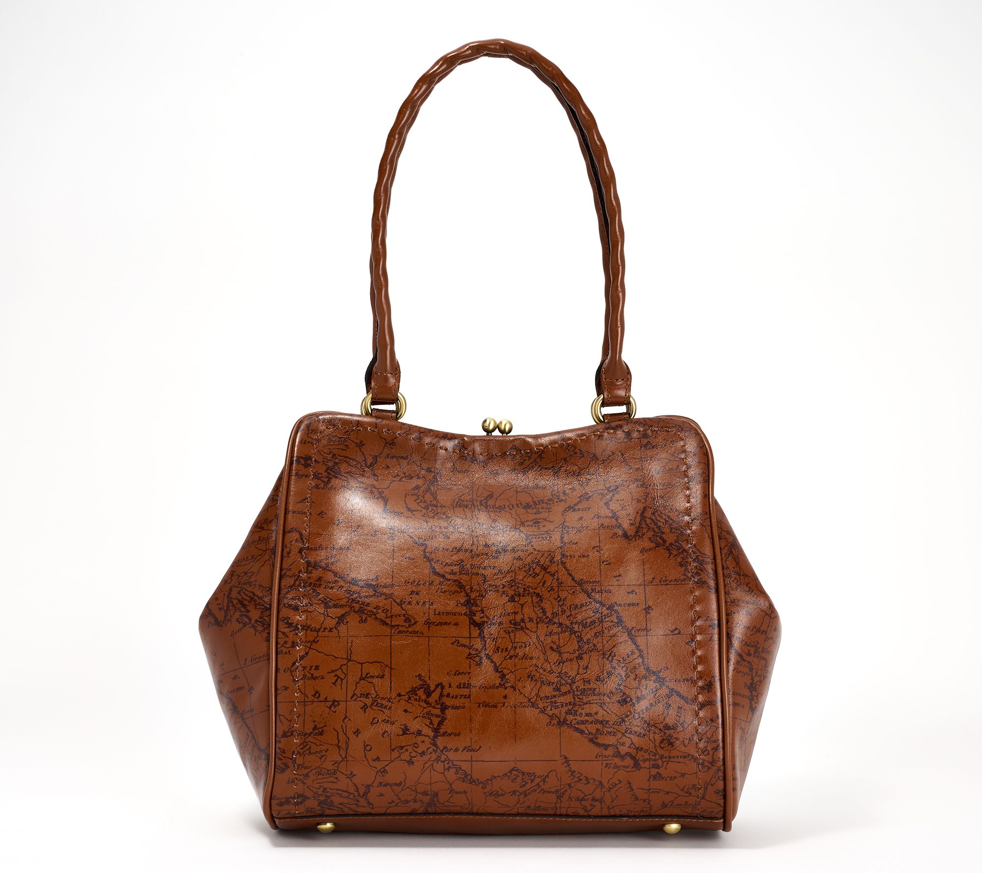 Patricia Nash Leather Kalivia Frame Satchel