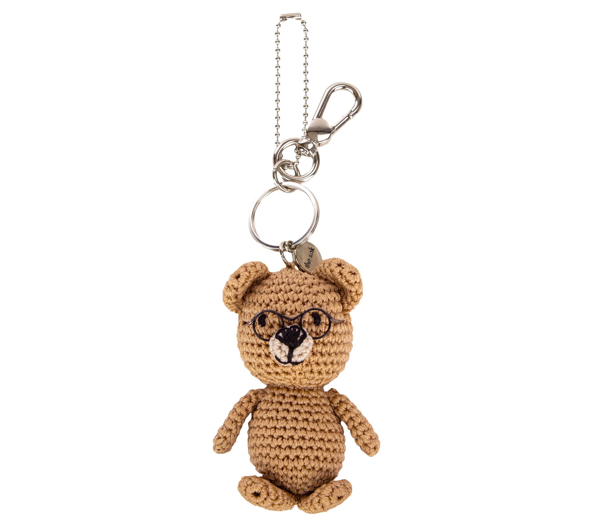 The Sak Crochet Small Cuddly Critter Dangle BagCharm