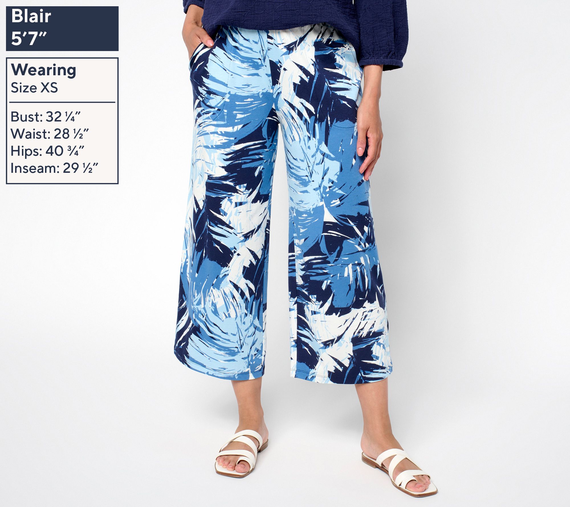 Clearance Denim Qvc Denim And Co Crop Pants Denim Beach