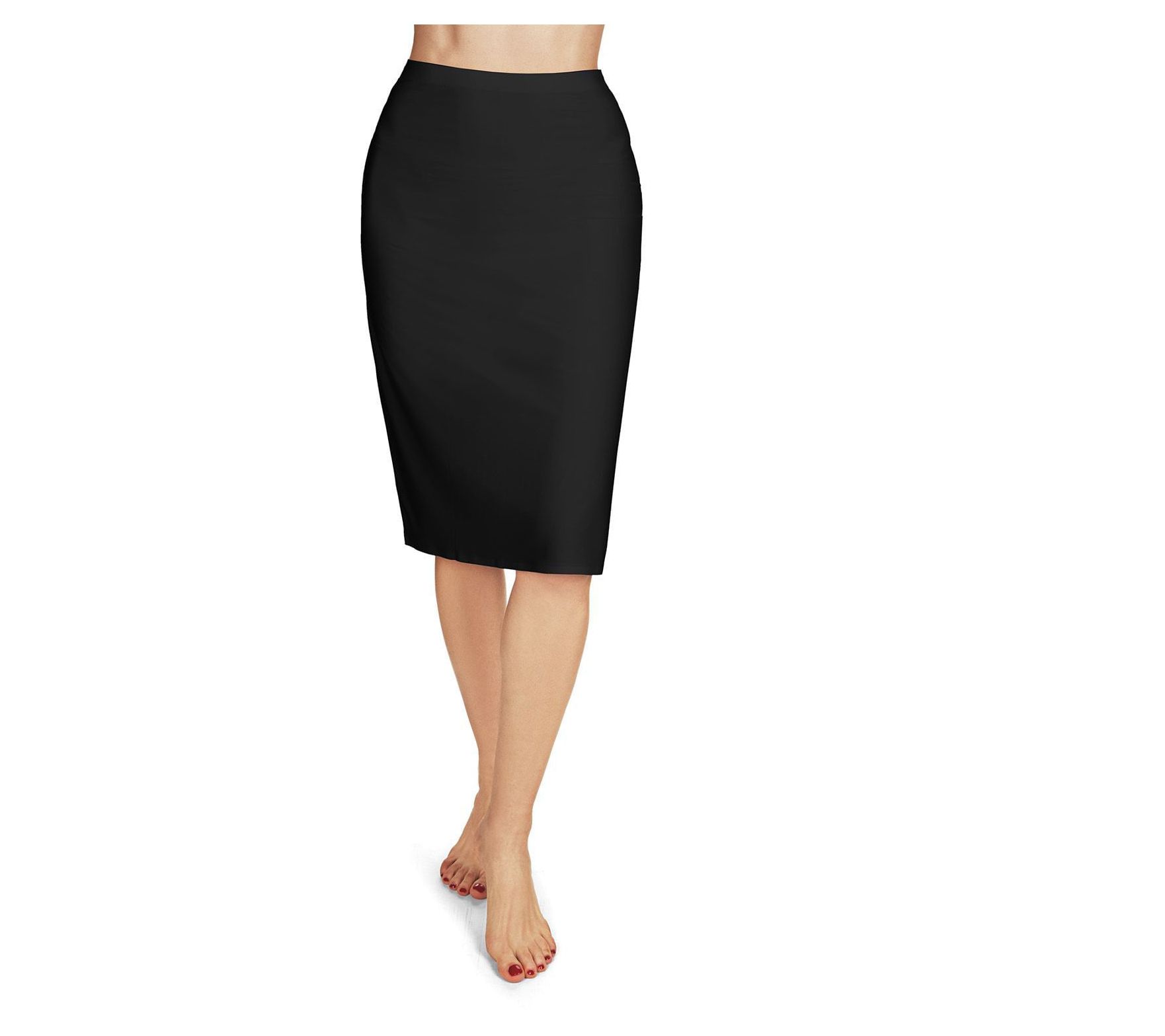 Memoi High-Waist 26" Bonded Half Slip Skirt