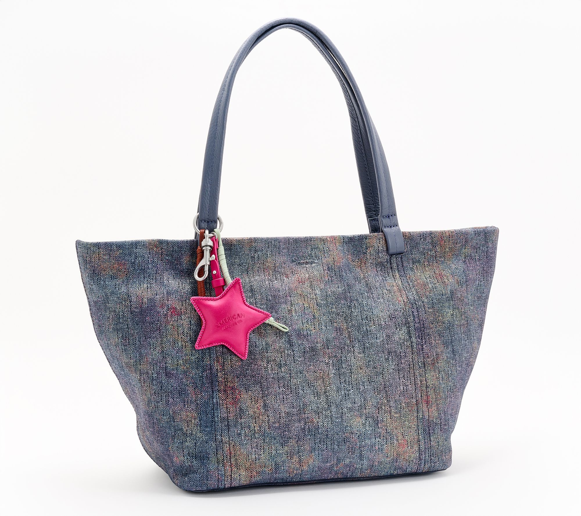 American Leather Co. Selena Pebble Leather Tote w/ Accessories