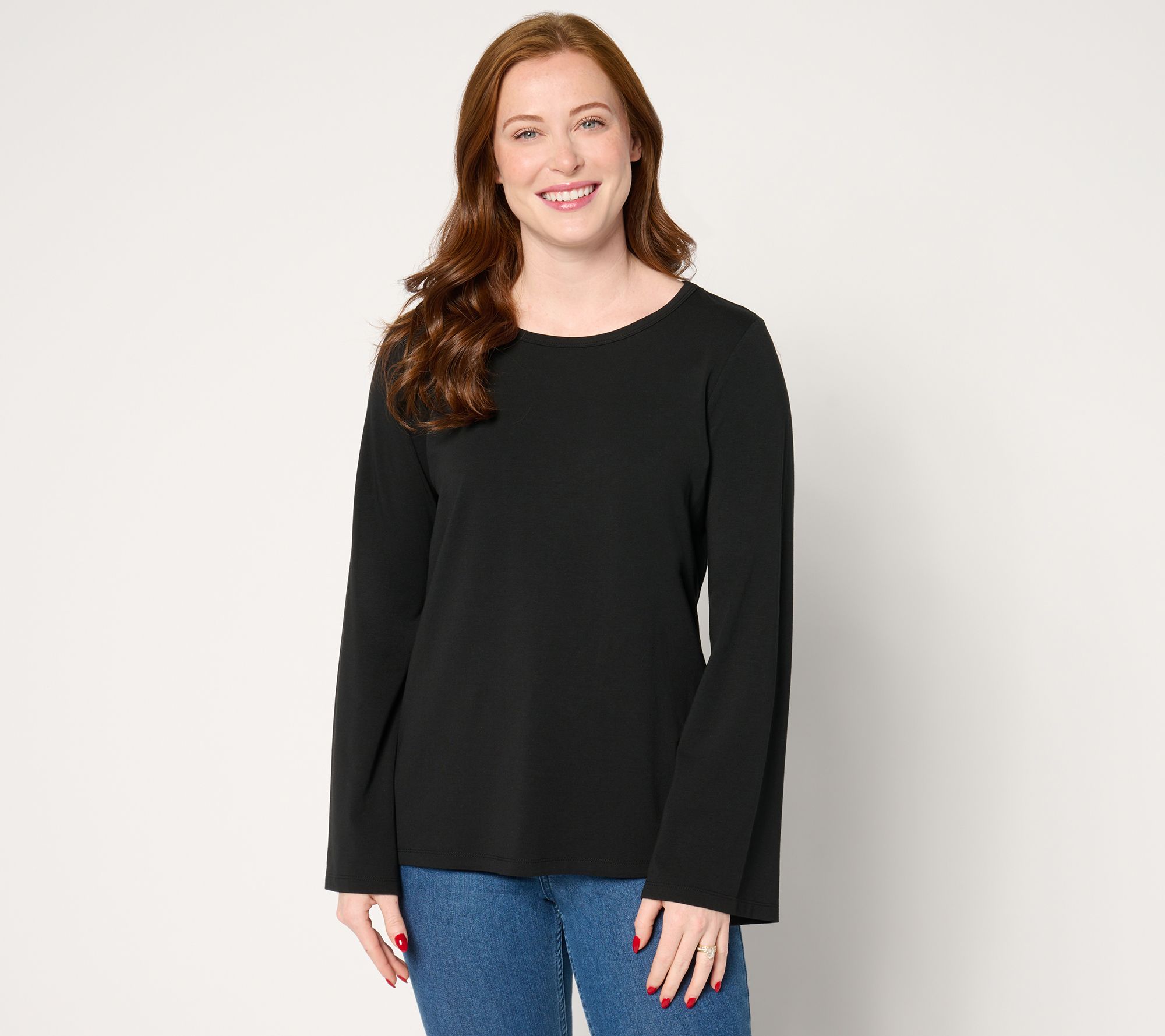 "As Is" Belle by Kim Gravel Primabelle Knit Belle Sleeve Top