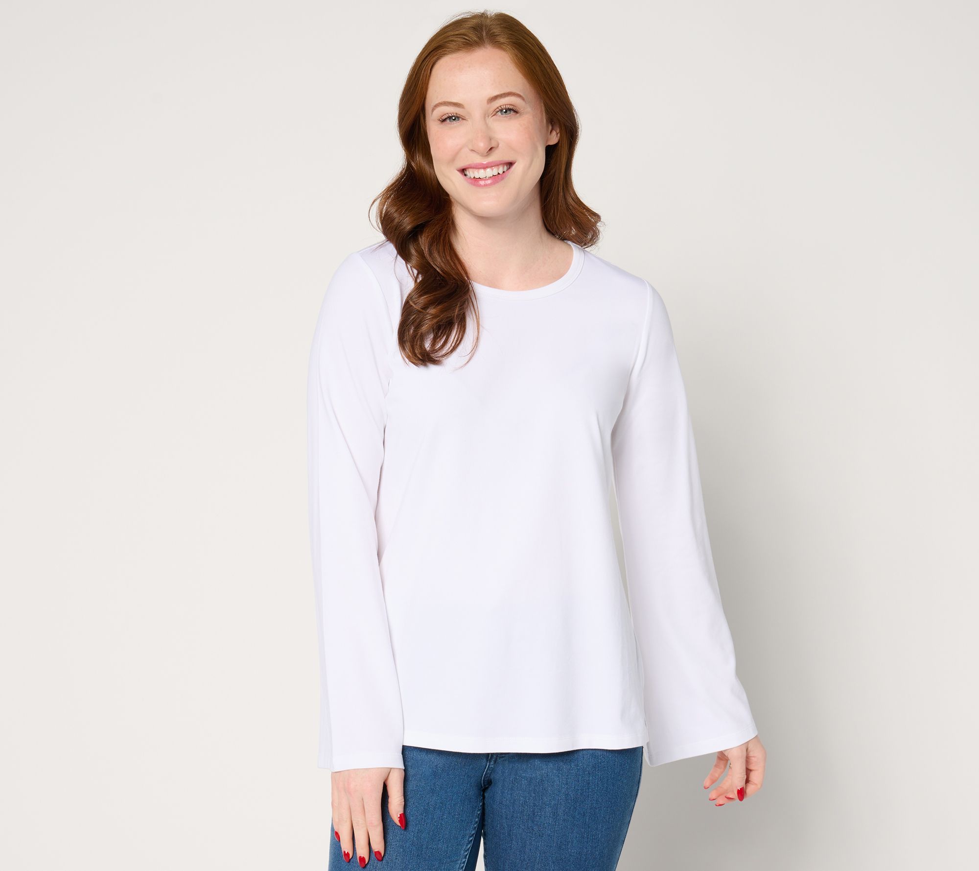 "As Is" Belle by Kim Gravel Primabelle Knit Belle Sleeve Top