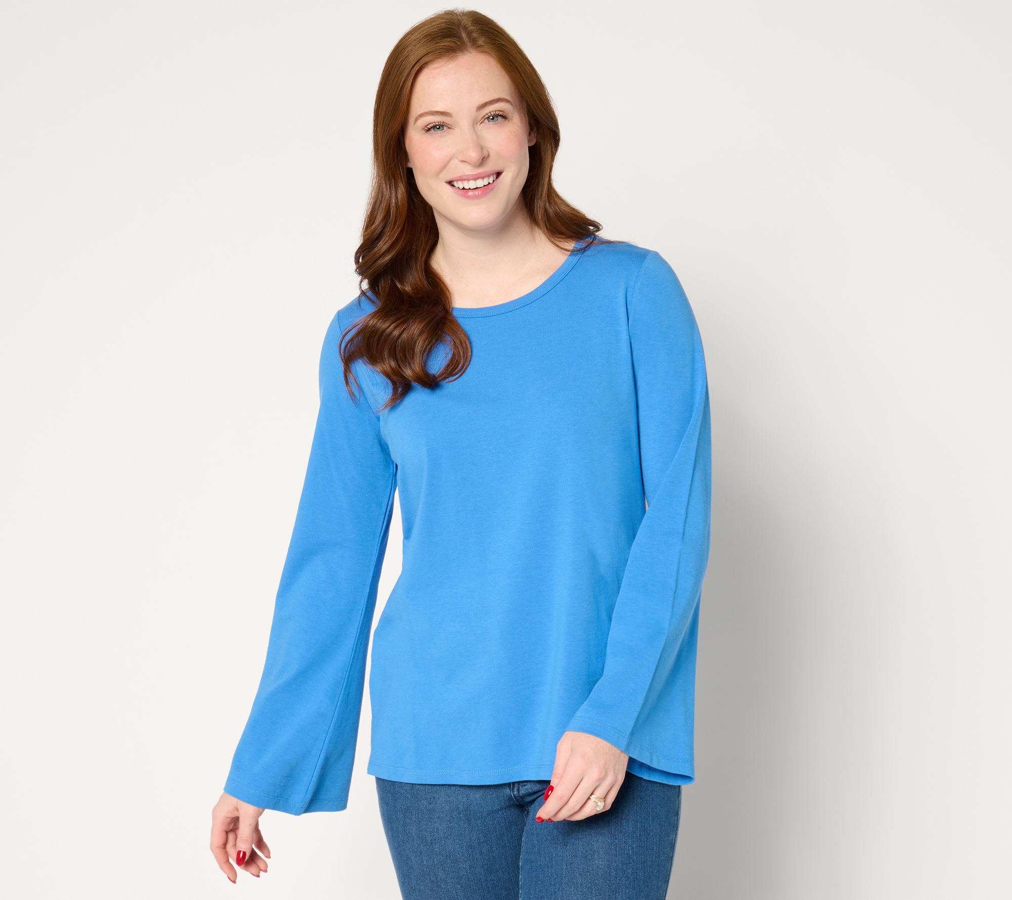 "As Is" Belle by Kim Gravel Primabelle Knit Belle Sleeve Top
