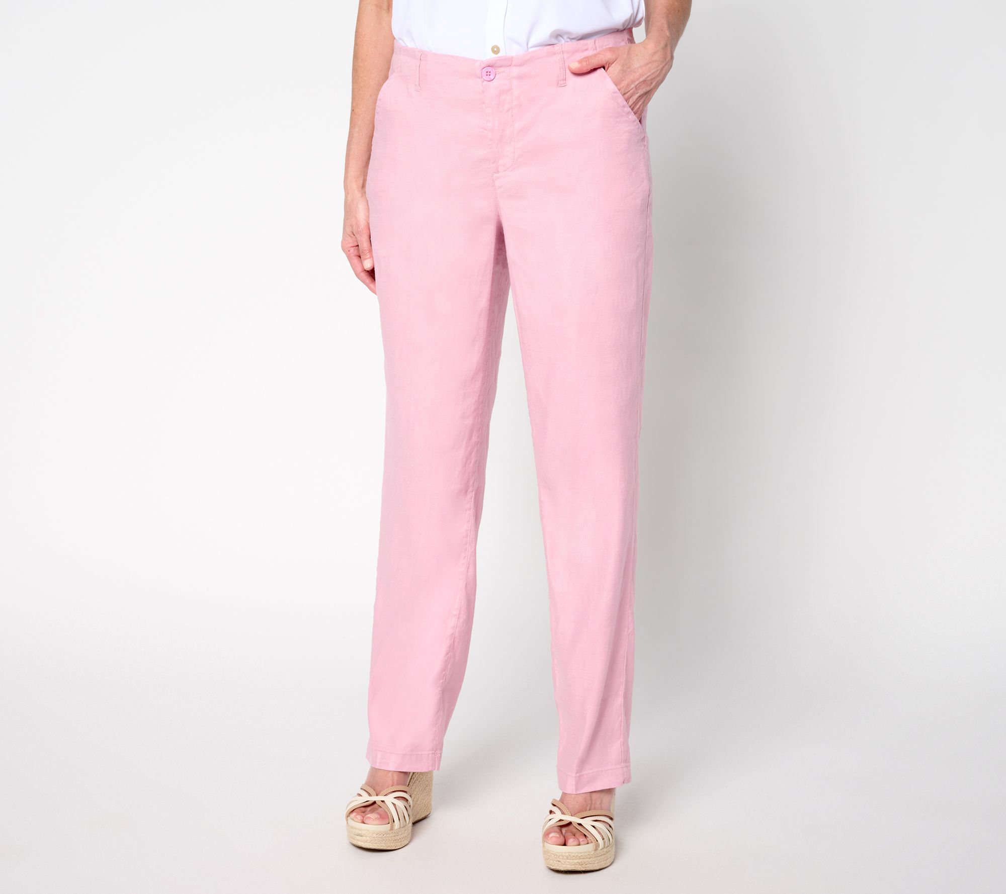 "As Is" NYDJ Marilyn Linen Trouser