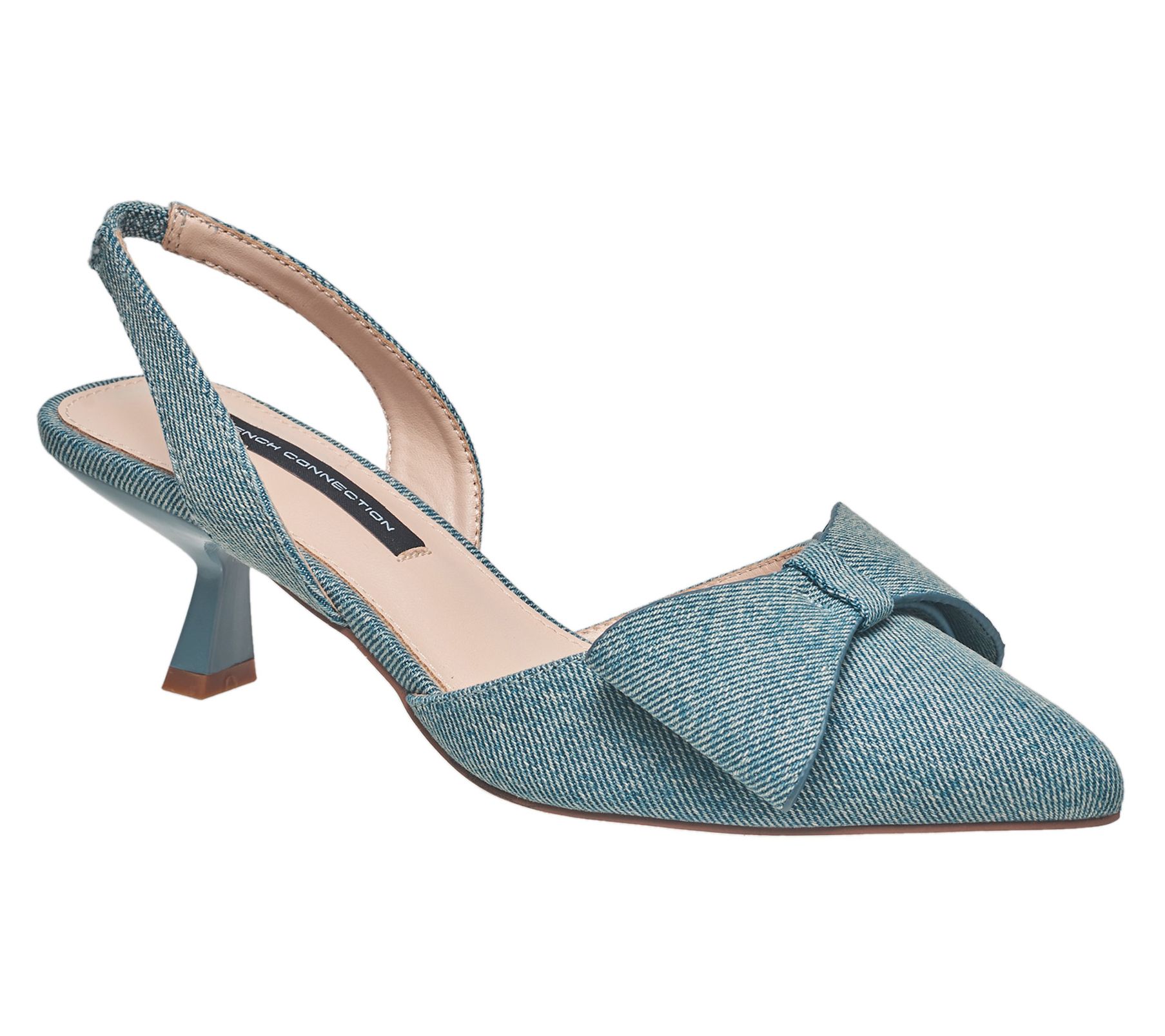 French Connection Ladies Croatia Slingback Kitten Heel