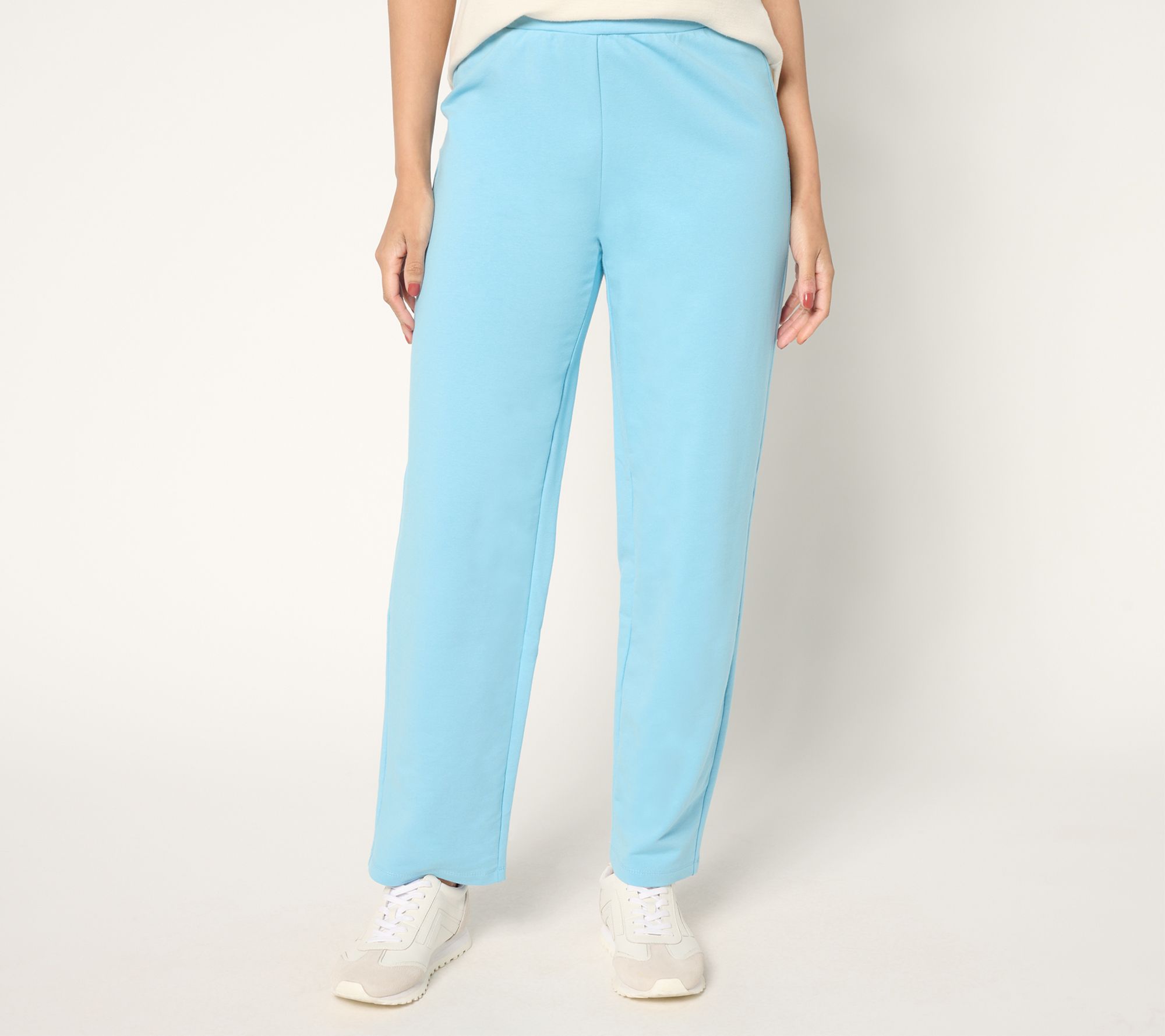 "As Is" Susan Graver Weekend Stretch Marina Knit Petite Ankle Pants