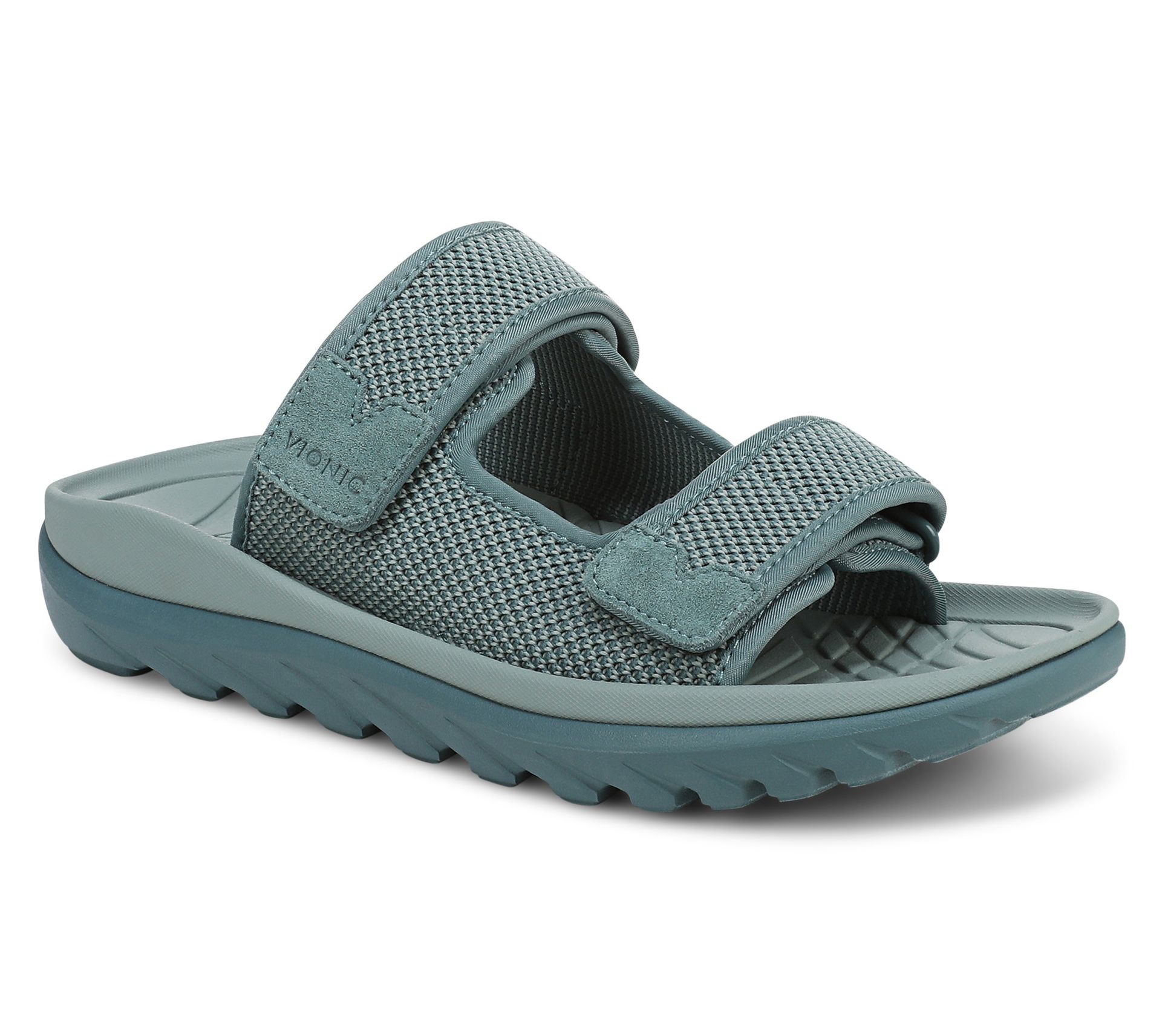 Vionic Knit & Suede Recovery Slide Sandals - Hope RX