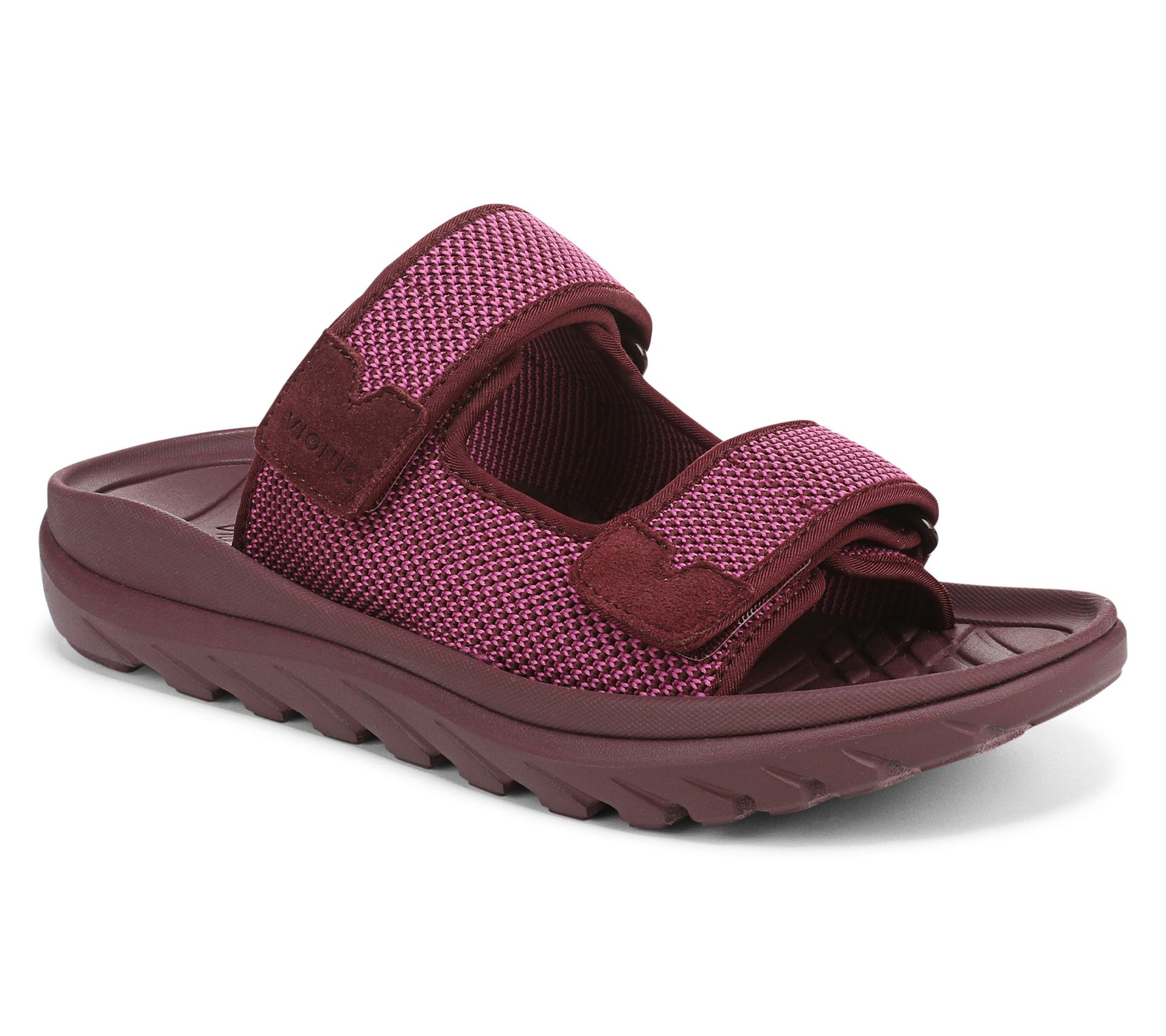 Vionic Knit & Suede Recovery Slide Sandals - Hope RX